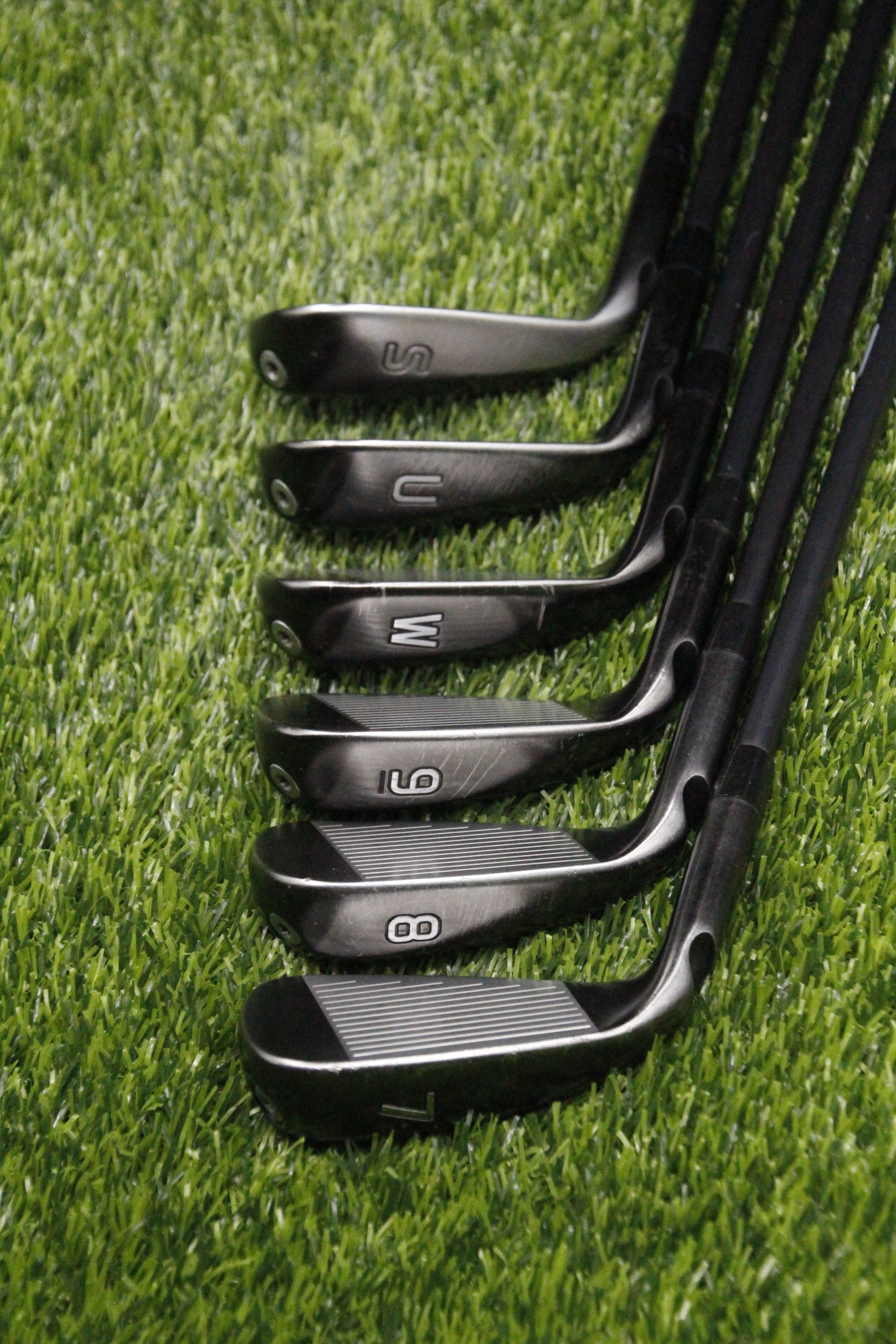 Ping G710 Iron Set 7-PW UW SW SR Flex +0.5"