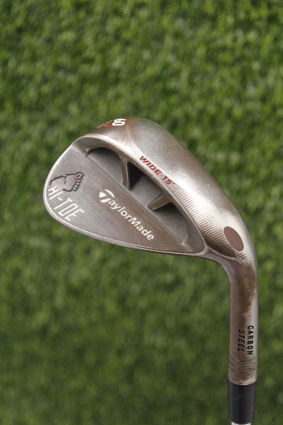 TaylorMade Hi-Toe RAW Big Foot Wedge Destro 56/15 – Milled Grind, Acciaio, 35.25″ – Usato