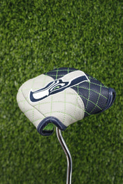 Pre-Owned Team Golf Seattle Seahawks Putter Mallet Headcover