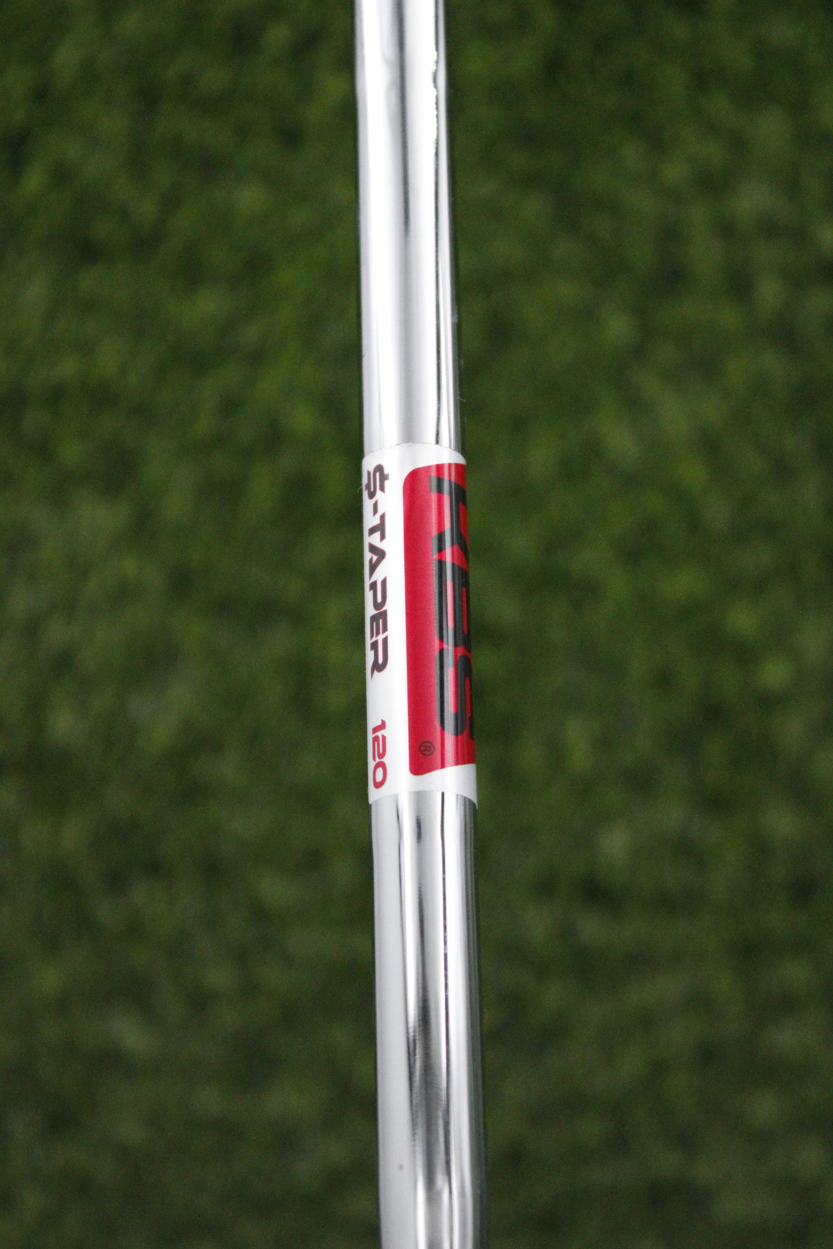 KBS $-Taper Chrome Finish 120g Stiff Flex 4-PW GW Iron Set Steel Shaft .370 Tip Std Length