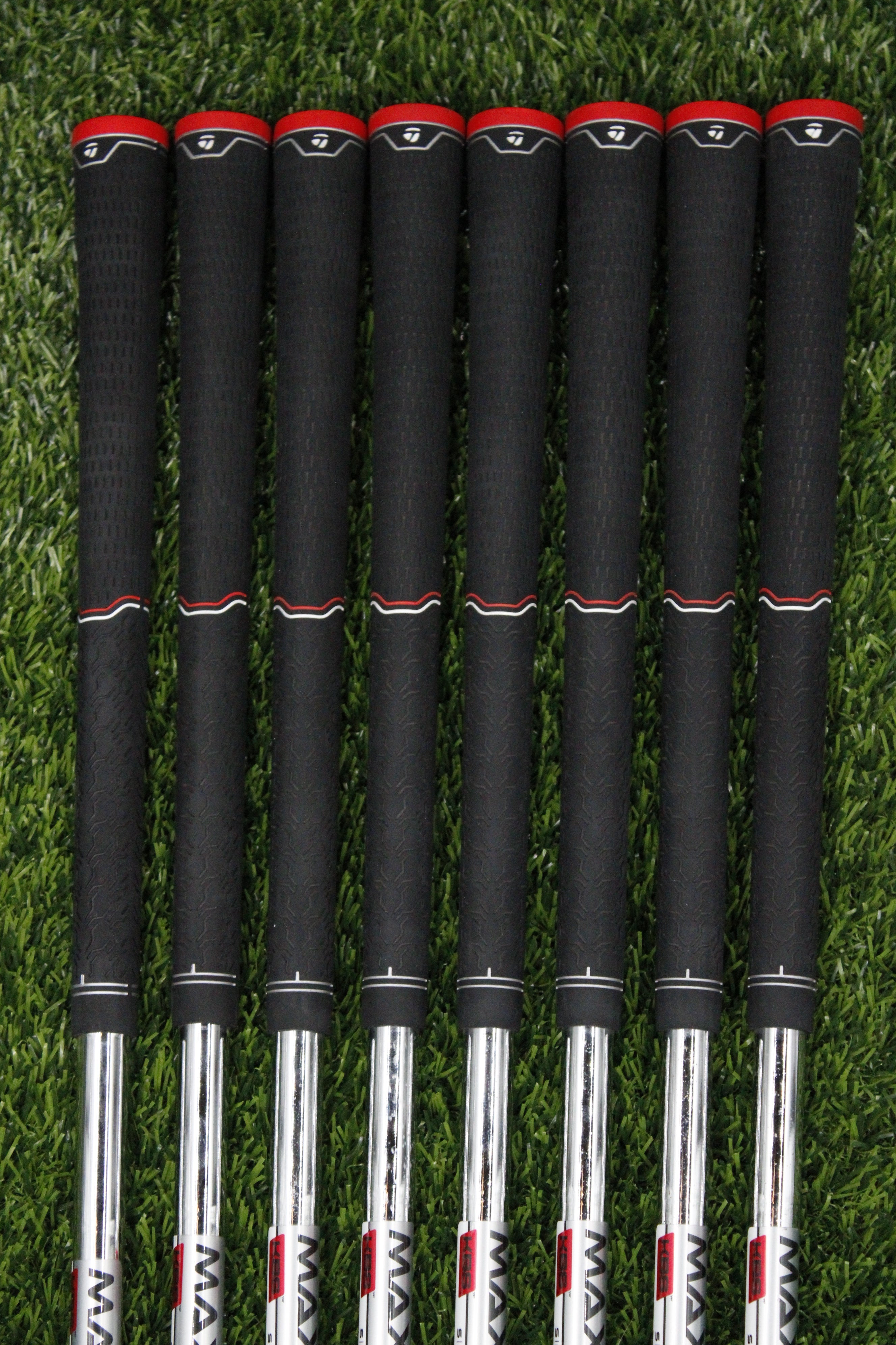 KBS Max 85g Stiff Flex 4-PW AW Iron Set Steel Shaft .370 Tip Std Length