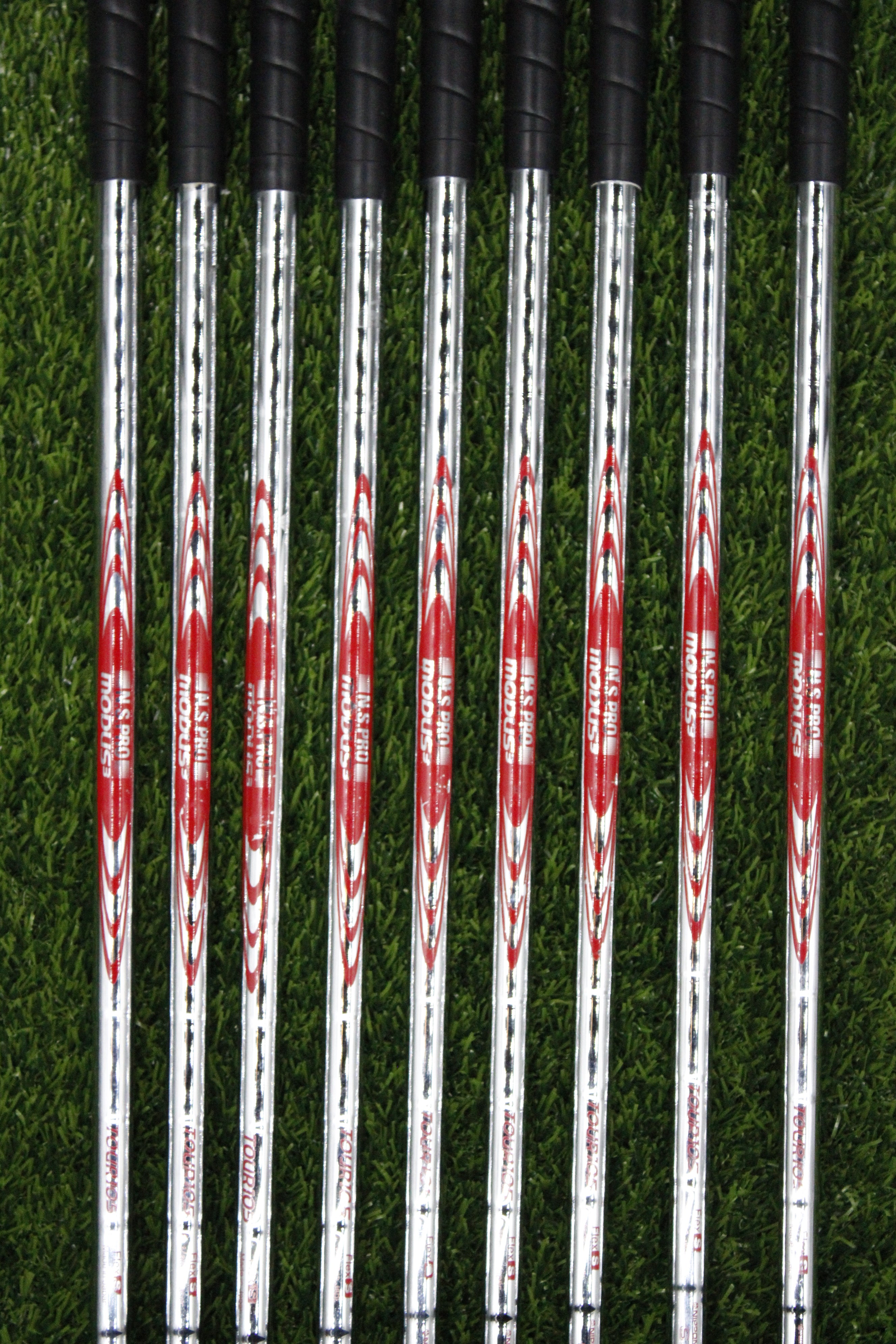 Nippon N.S. Pro Modus 3 105g Stiff Flex 3-PW Iron Set Steel Shaft .355 Tip +0.25"