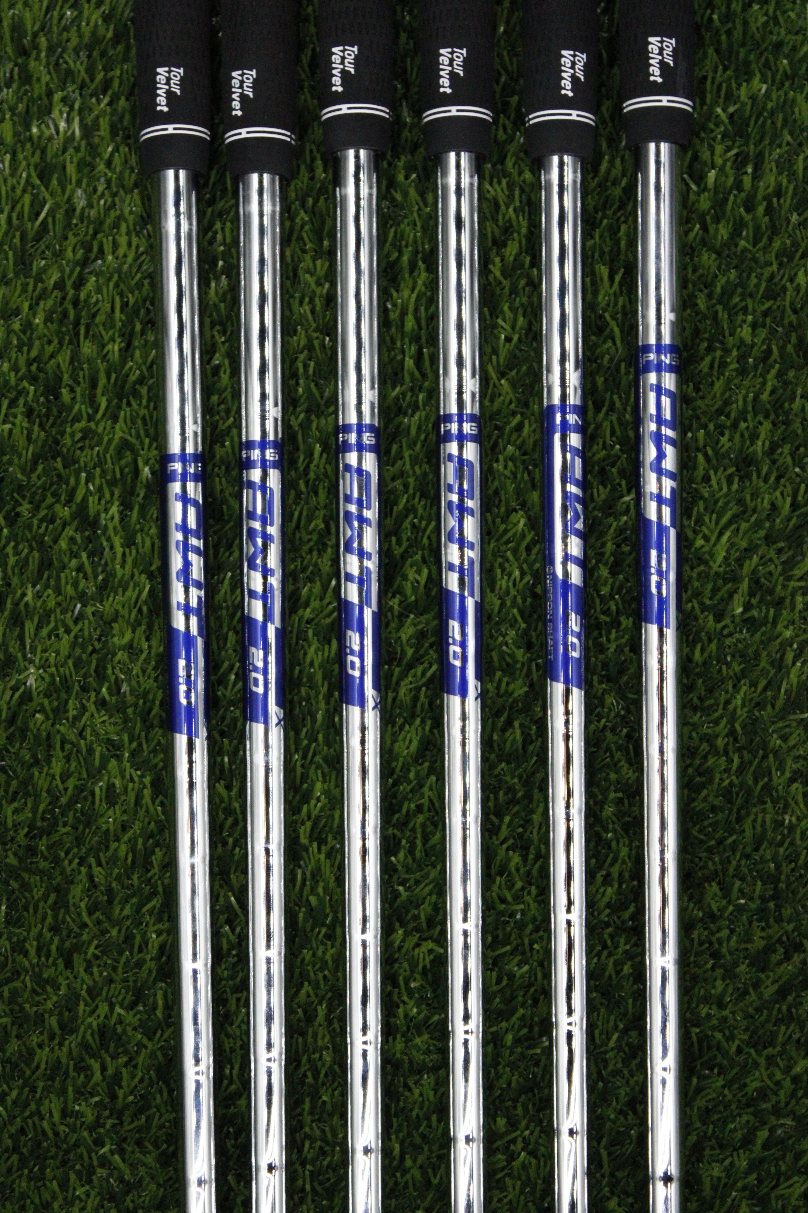 Nippon Ping AWT 2.0 120g Extra Stiff Flex 5-PW Iron Set Steel Shaft .370 Tip Std Length