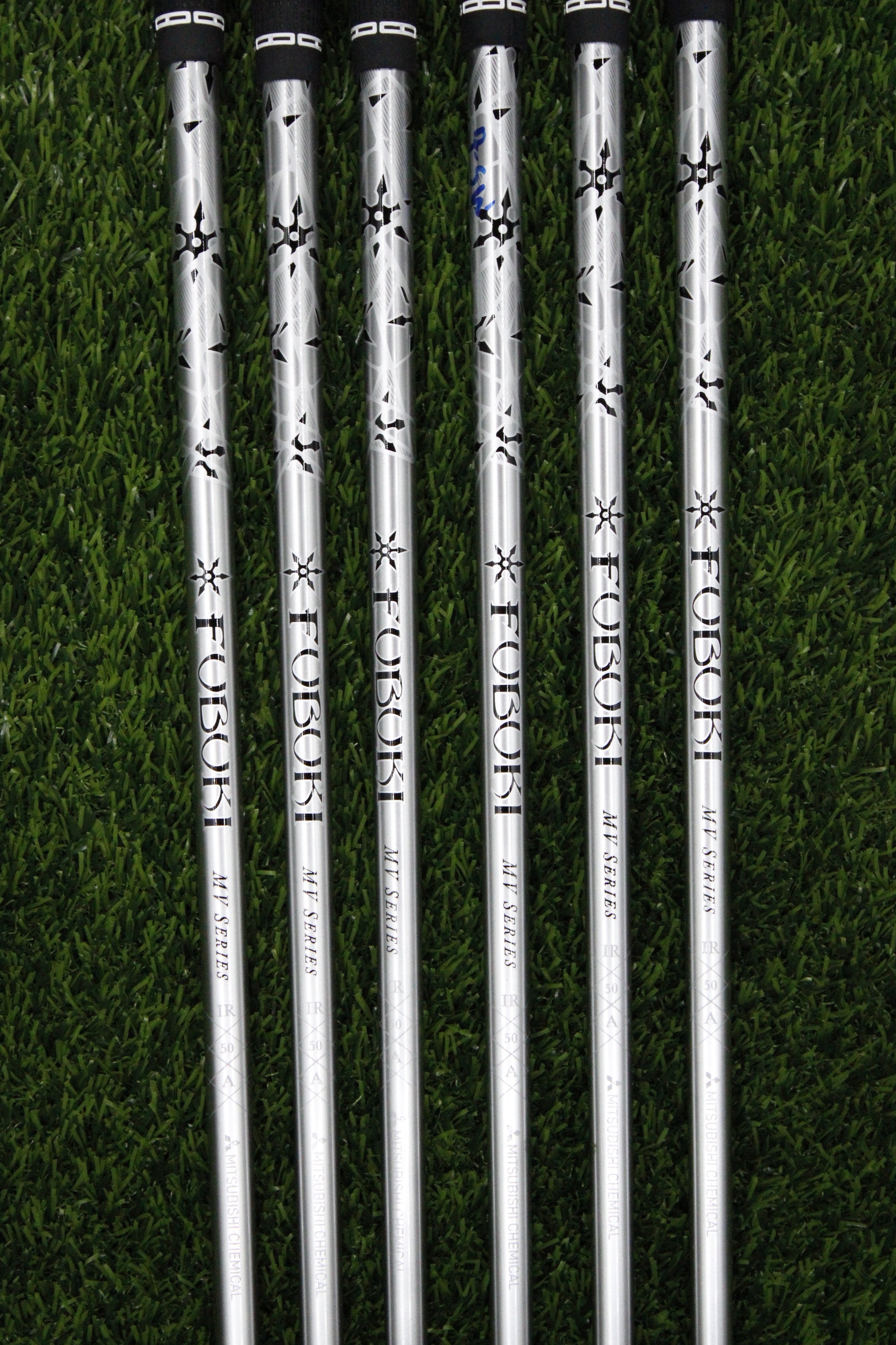 Mitsubishi Chemical Fubuki MV Series 50g Senior Flex 5-PW Iron Set Graphite Shaft .370 Tip Std Length