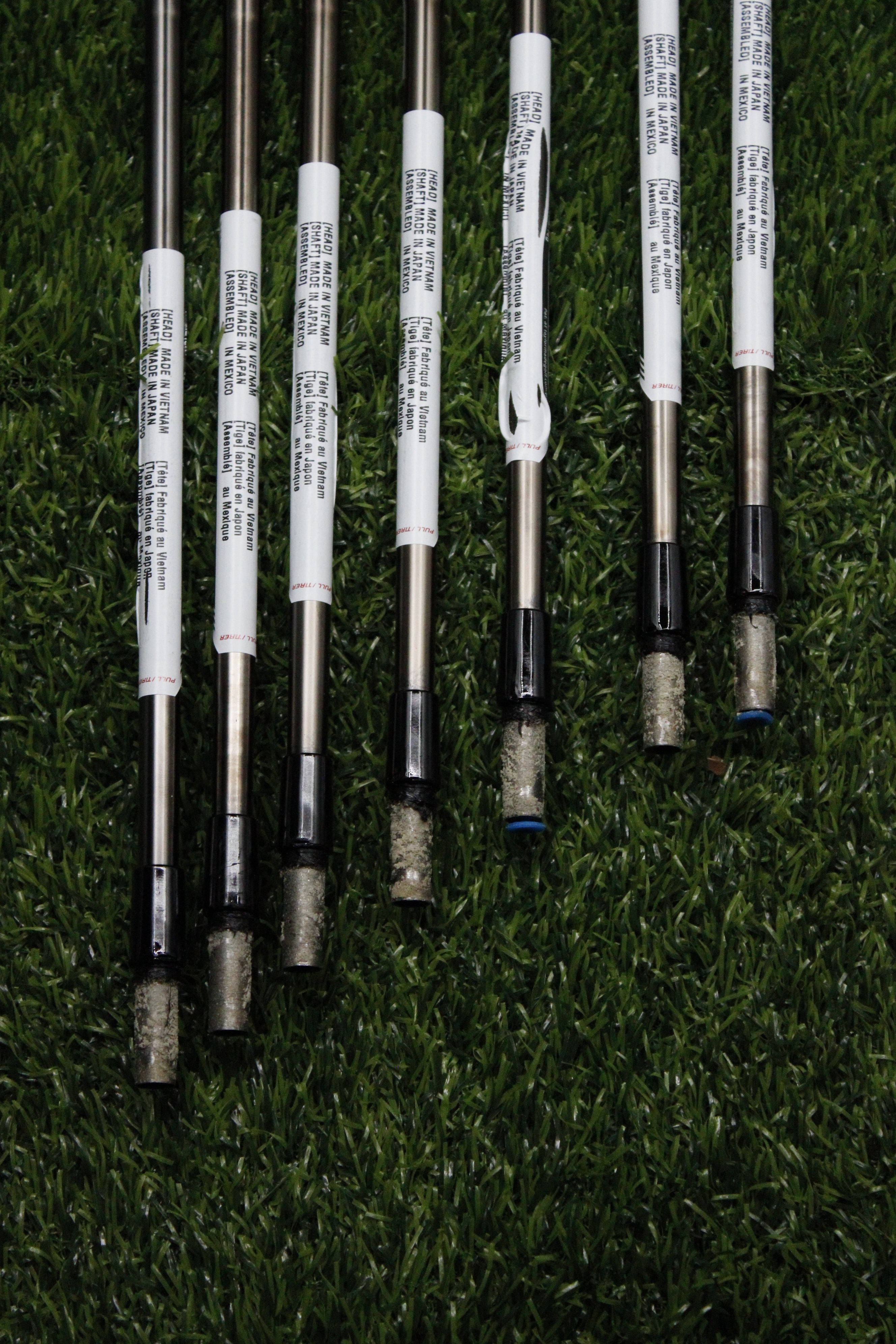 Nippon N.S. Pro Modus 3 Black Tour 105g Stiff Flex 4-PW Iron Set Steel Shaft .355 Tip Std Length