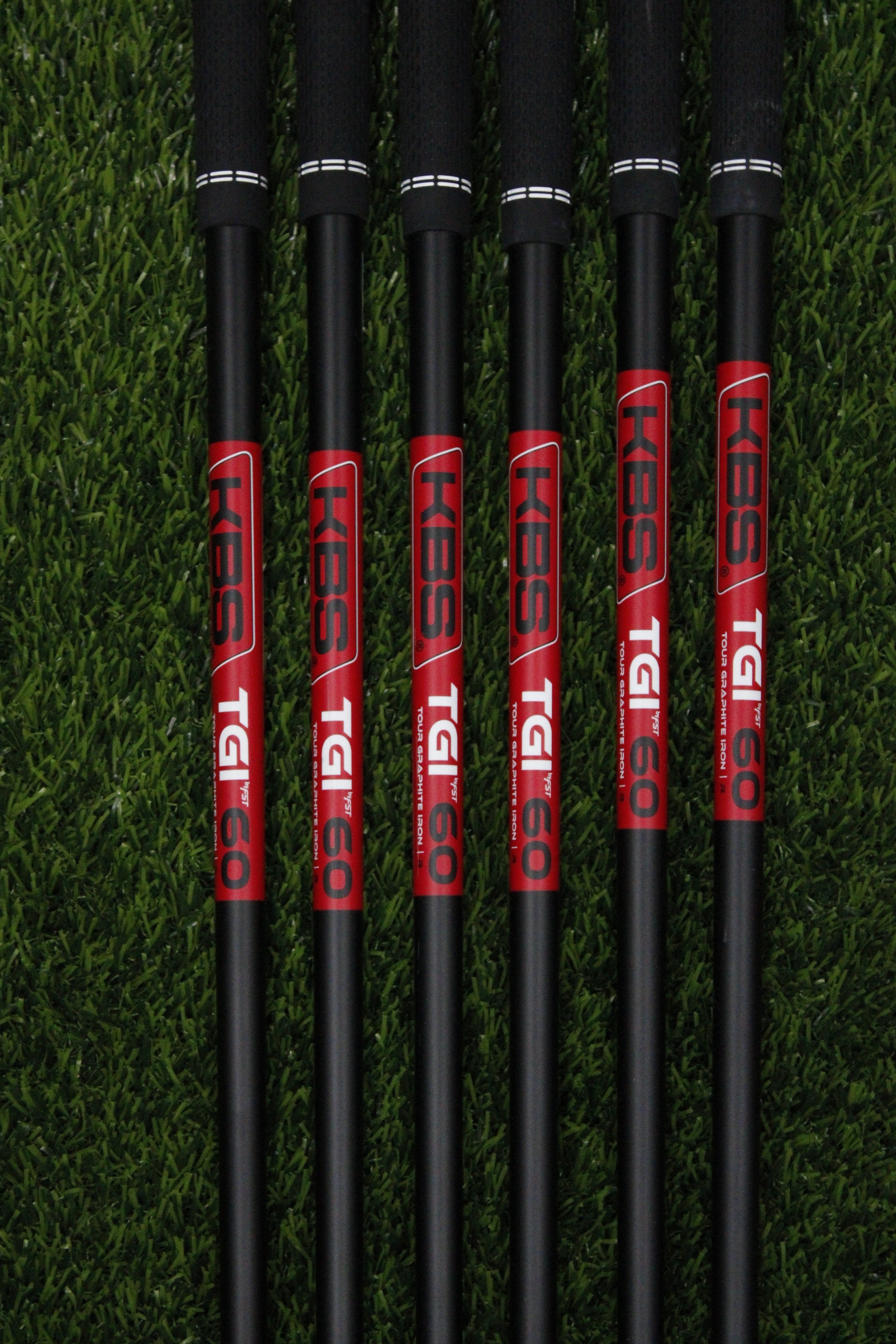 KBS TGI 60g Regular Flex 6-PW GW Iron Set Graphite Shaft .370 Tip Std Length