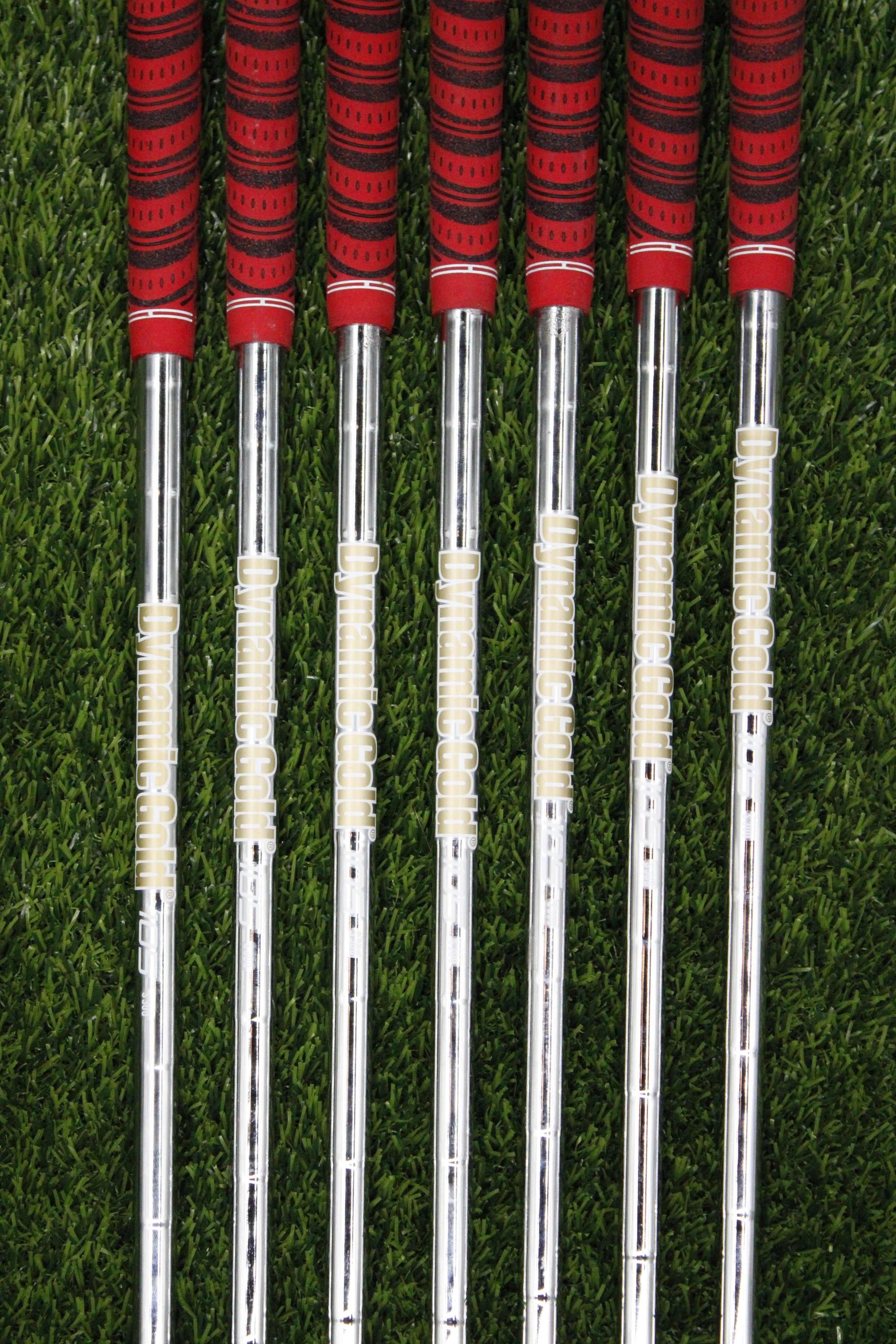 True Temper Dynamic Gold S300 105g Stiff Flex 5-PW AW Iron Set Steel Shaft .370 Tip -1.0"