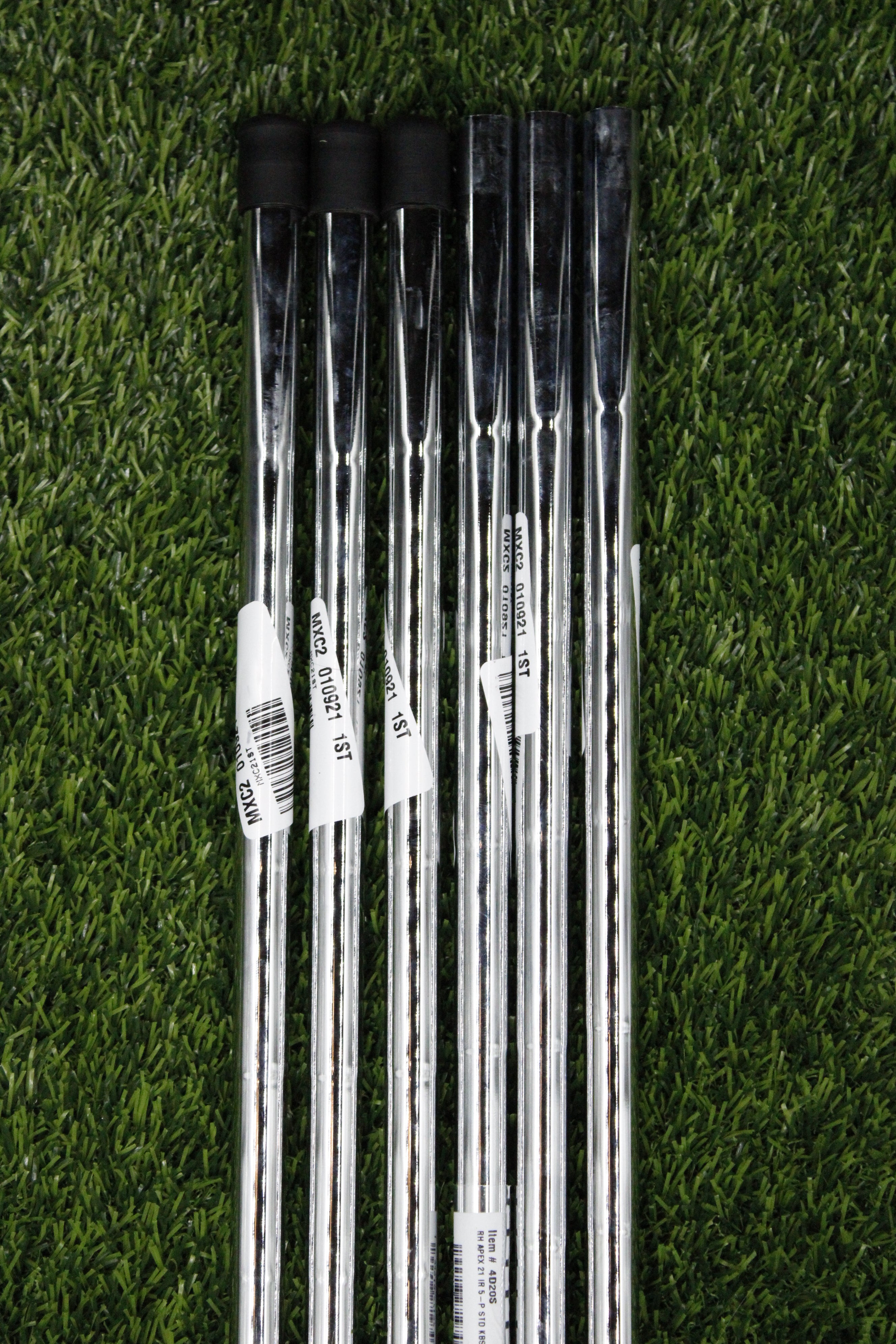 KBS Max 80g Regular Flex 5-PW Iron Set Steel Shaft .370 Tip Std Length