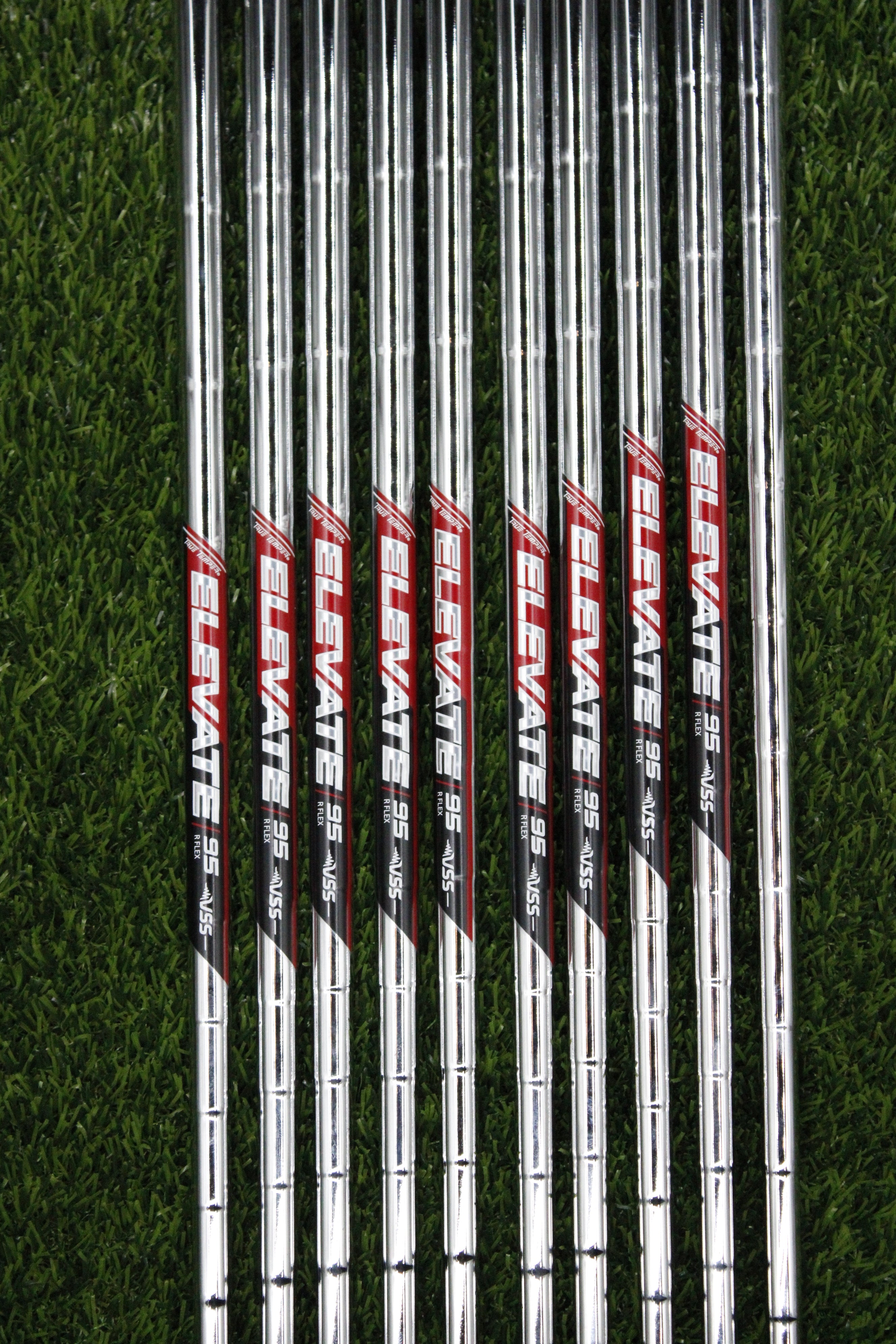 True Temper Elevate 95g Regular Flex 3-PW AW Iron Set Steel Shaft .370 Tip Std Length