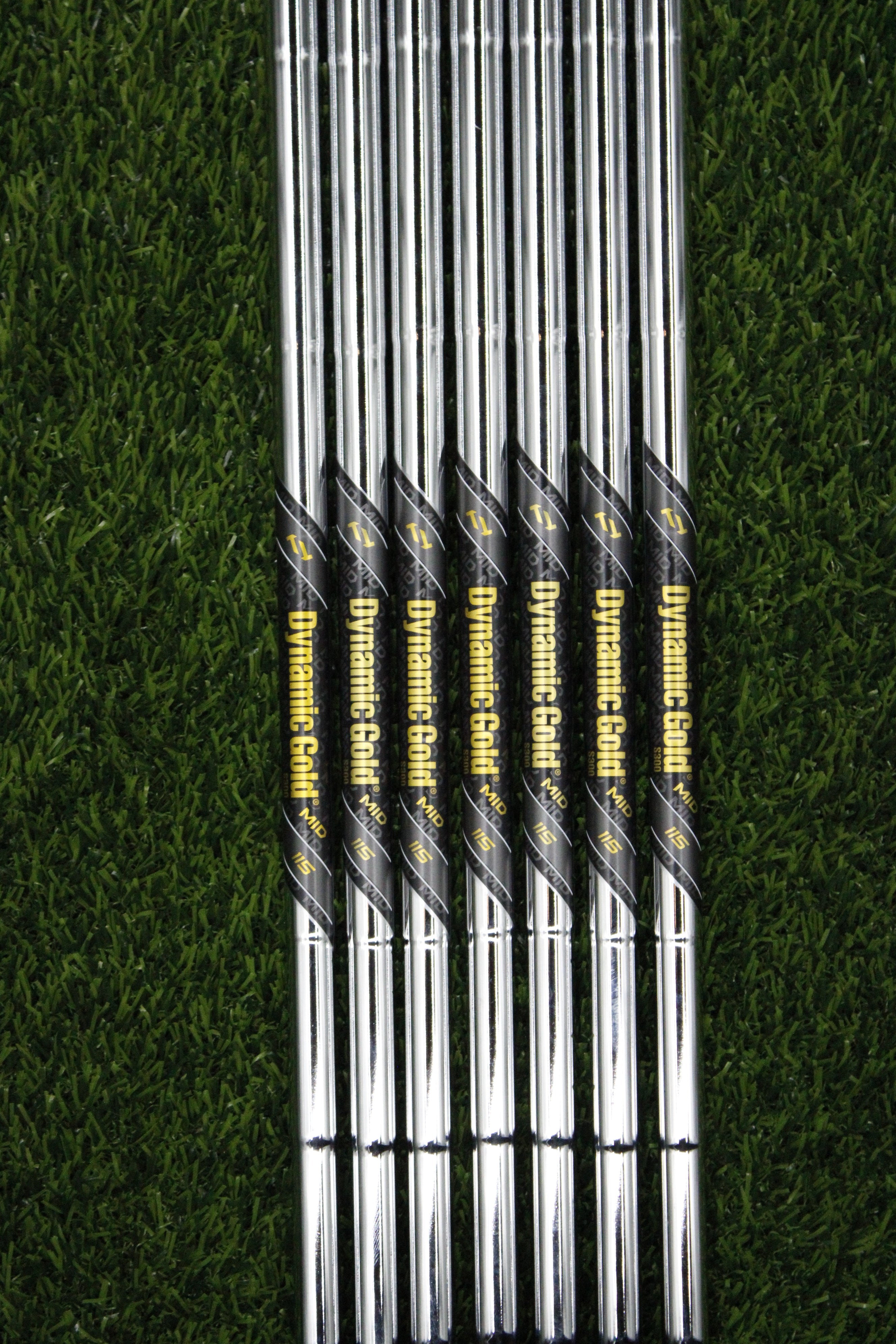 True Temper Dynamic Gold Mid Tour Issue S300 115g Stiff Flex 4-PW Iron Set Steel Shaft .370 Tip Uncut