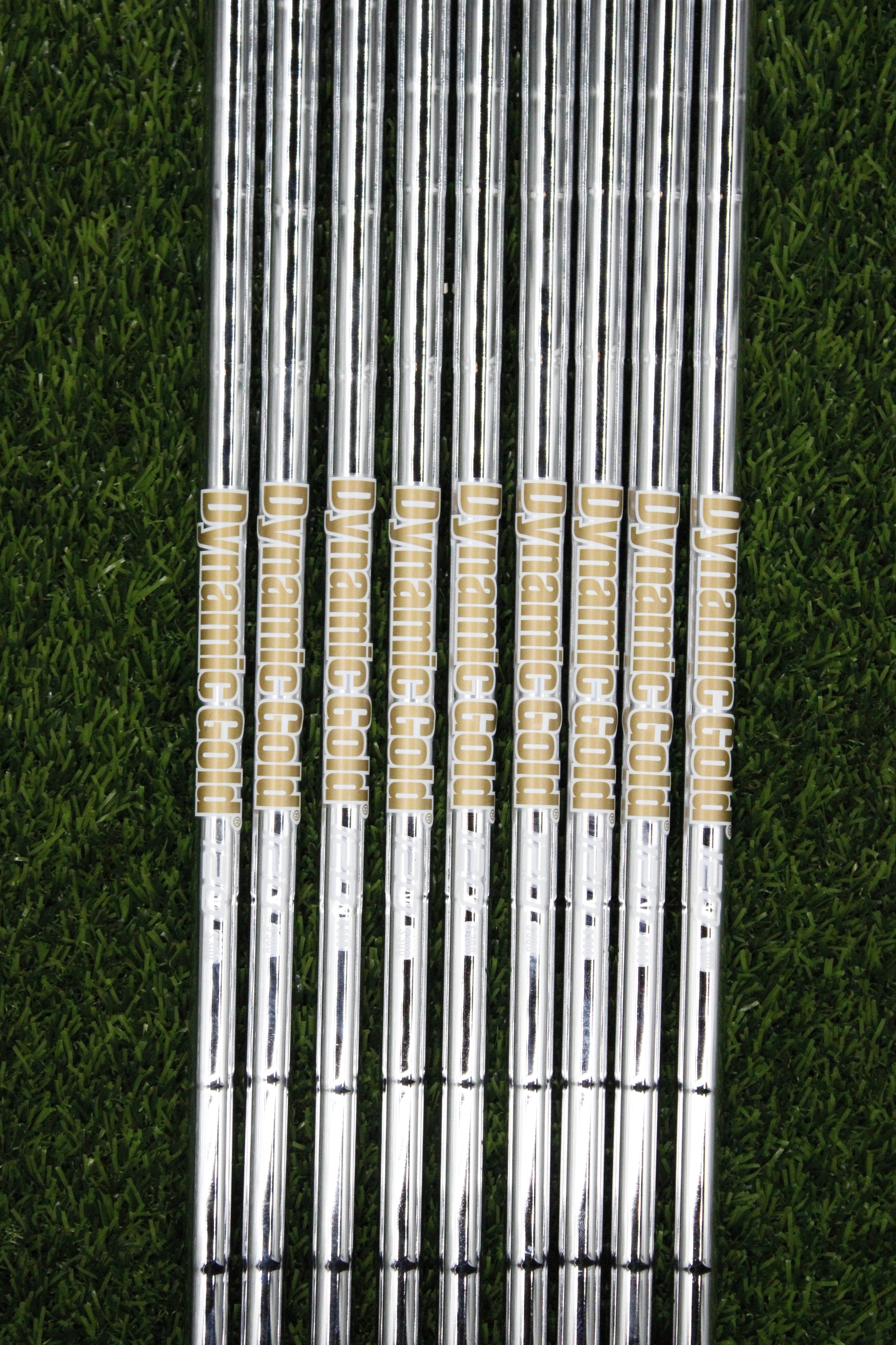 True Temper Dynamic Gold S300 120g Stiff Flex 4-PW AW Iron Set Steel Shaft .370 Tip Std Length