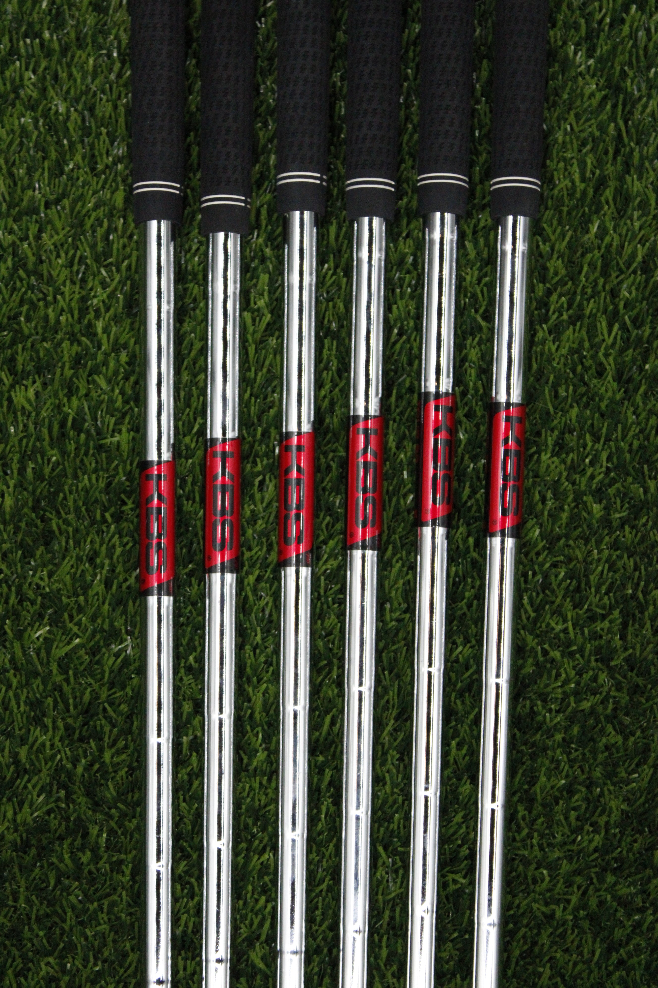 KBS Tour 90g Stiff Flex 5-PW Iron Set Steel Shaft .370 Tip Std Length