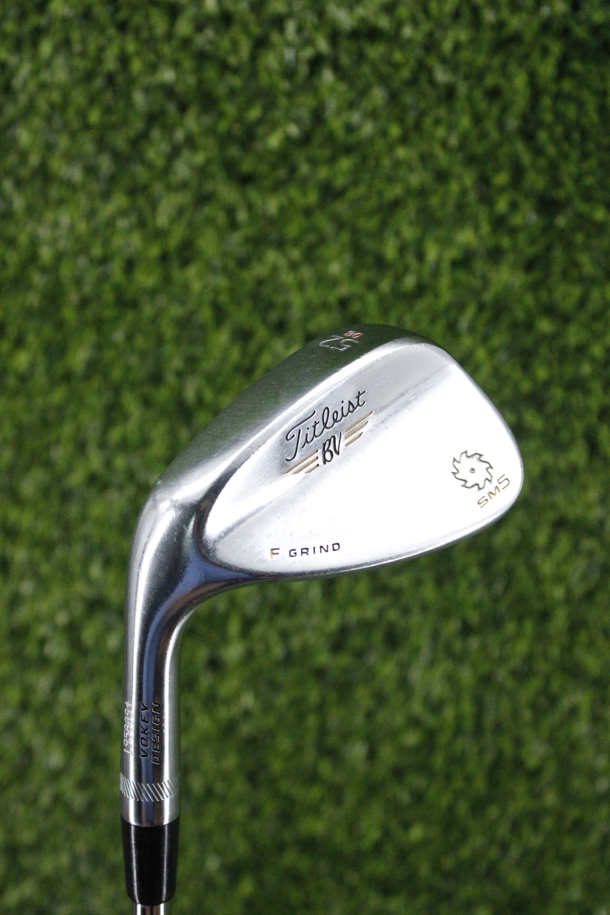 Lefty Titleist Vokey SM5 Tour Chrome 58° LW S Flex 35.5"