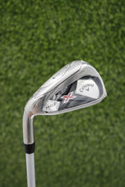 NEW WOMEN Lefty Callaway 2013 X Hot Iron Set 5-PW AW L Flex -0.5"