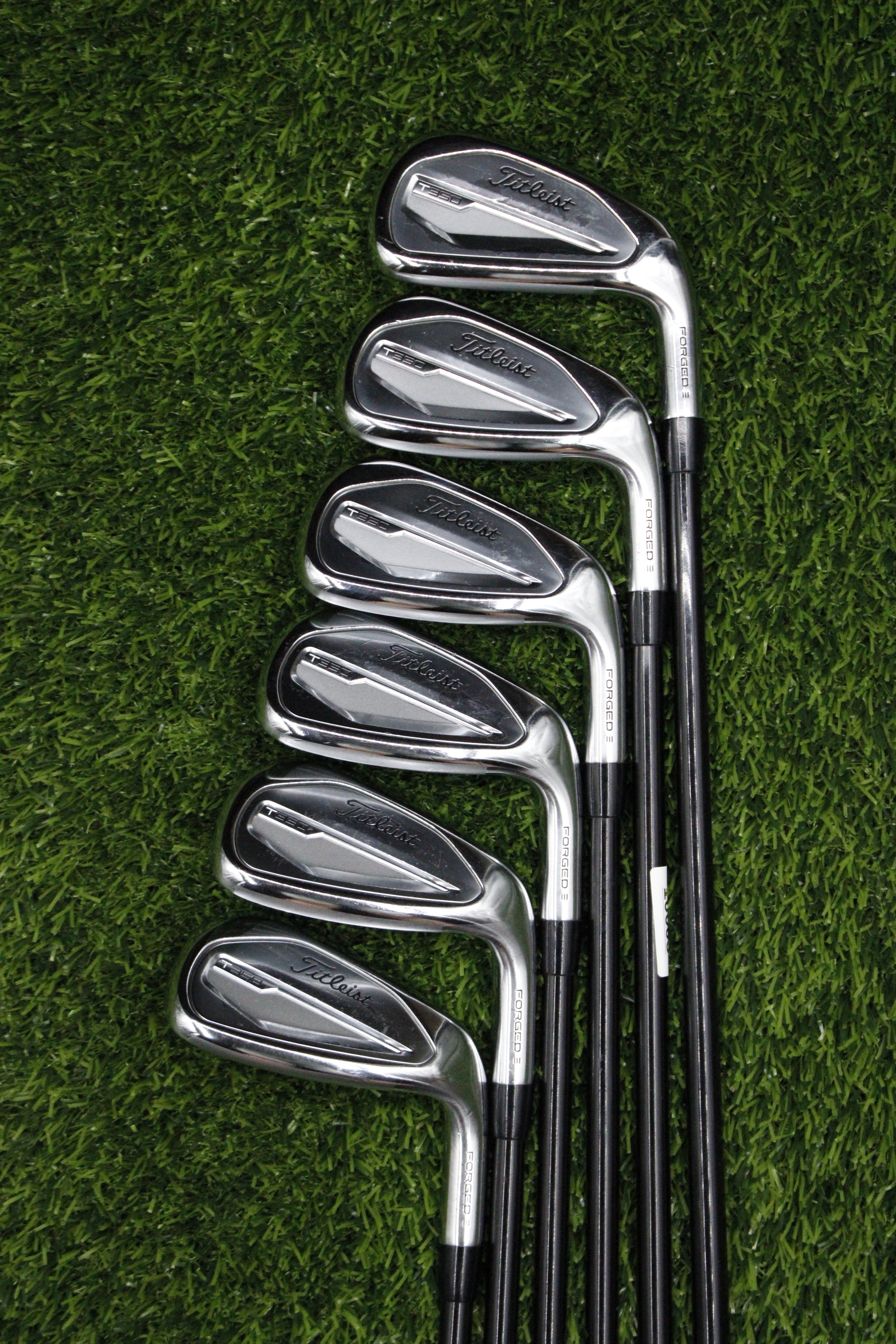 Titleist 2023 T350 Iron Set 7-PW AW SW R Flex -0.5"