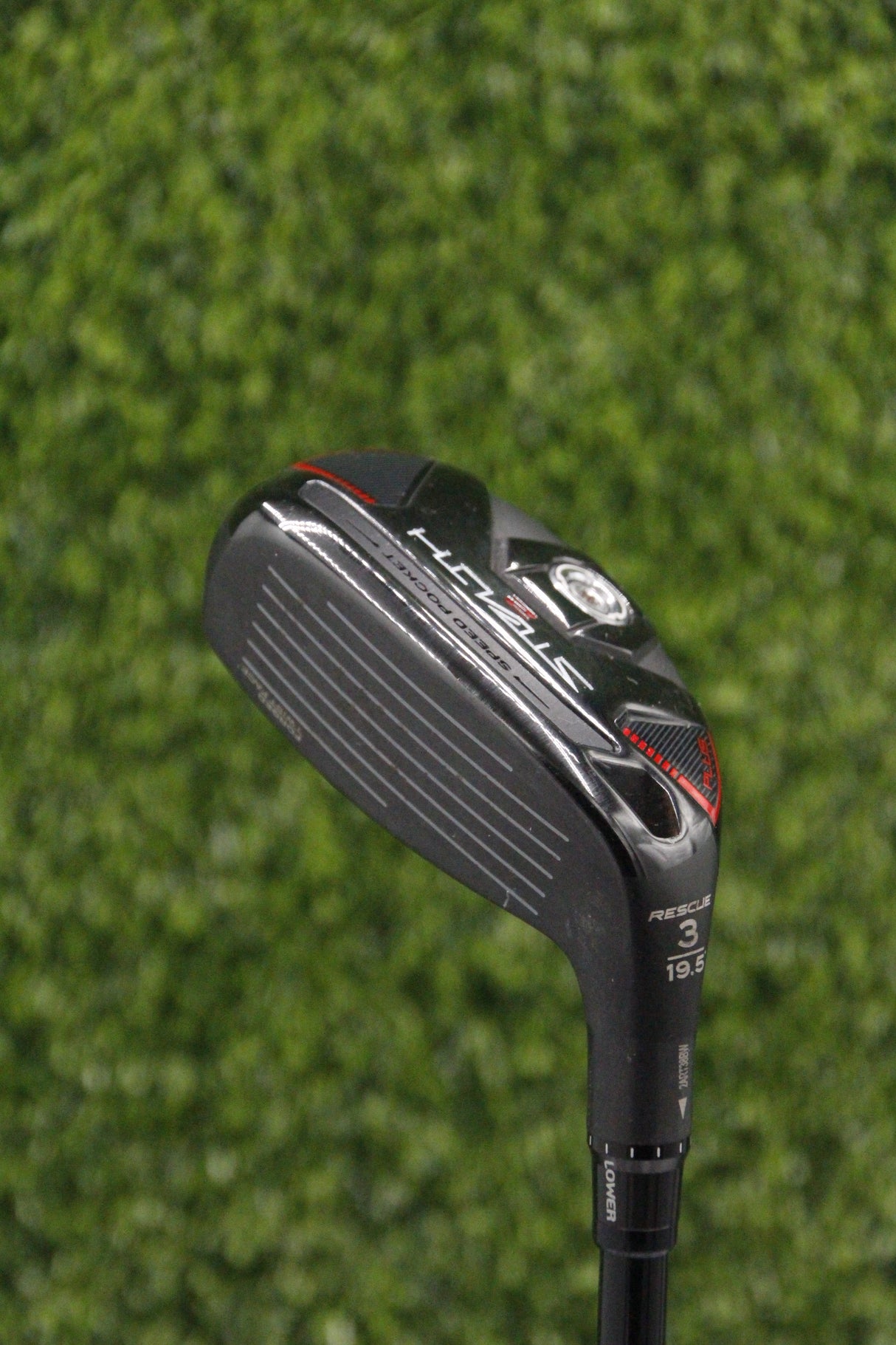 Lefty TaylorMade Stealth Rescue 19.5° 3 Hybrid S Flex 40"