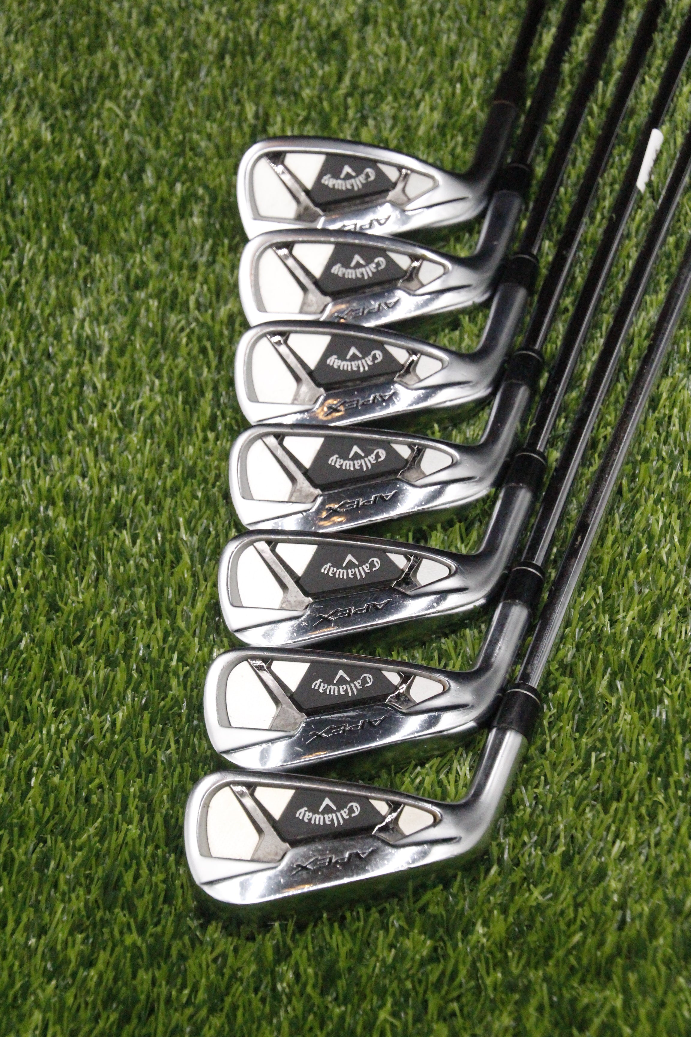 Lefty Callaway Apex 21 Iron Set 4-9i AW R Flex -0.5"