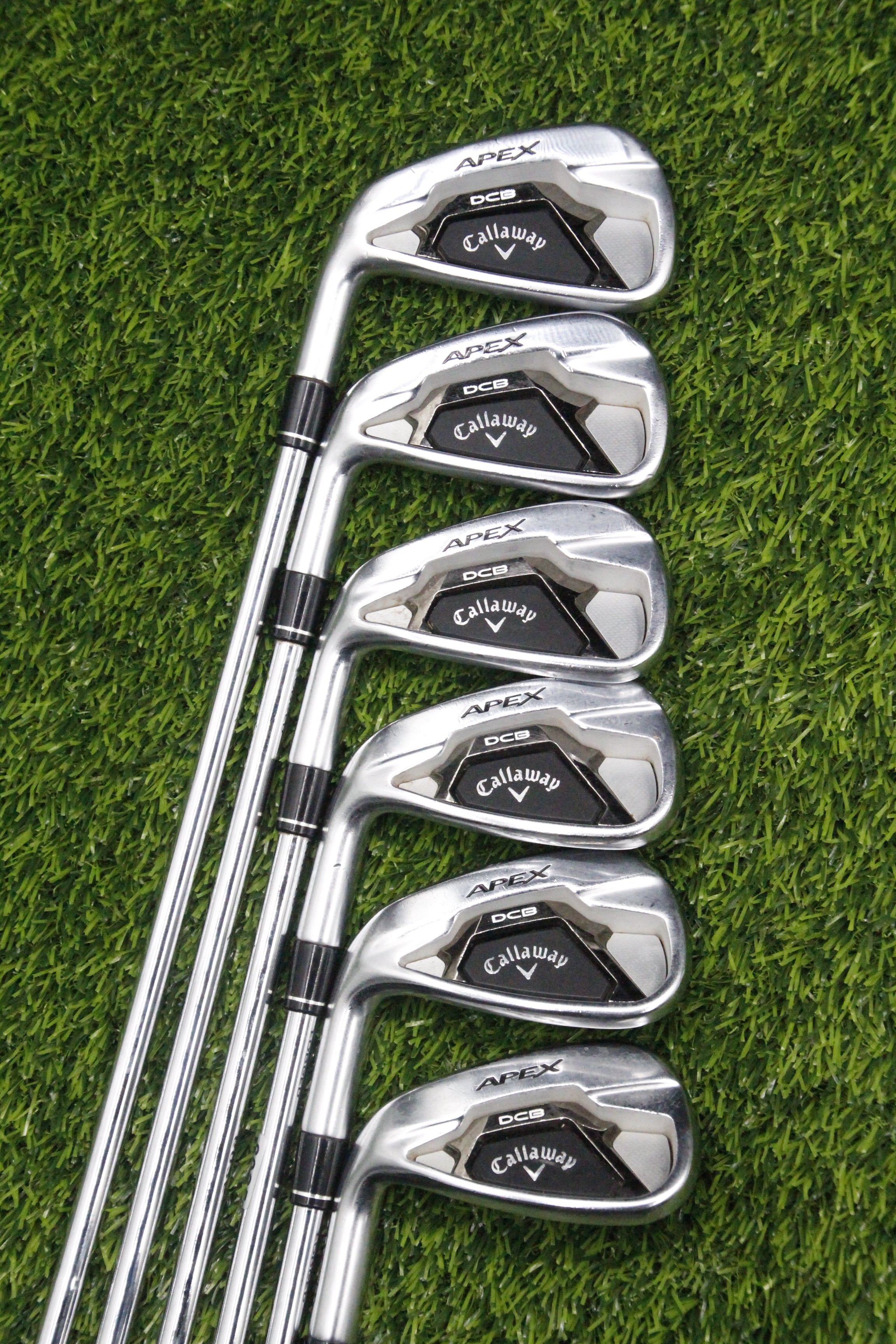 Lefty Callaway Apex DCB 21 Iron Set 5-PW S Flex +0.5"