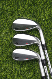 New Level M-Type Forged Satin Chrome 50° 52° 56° Wedge Set S Flex