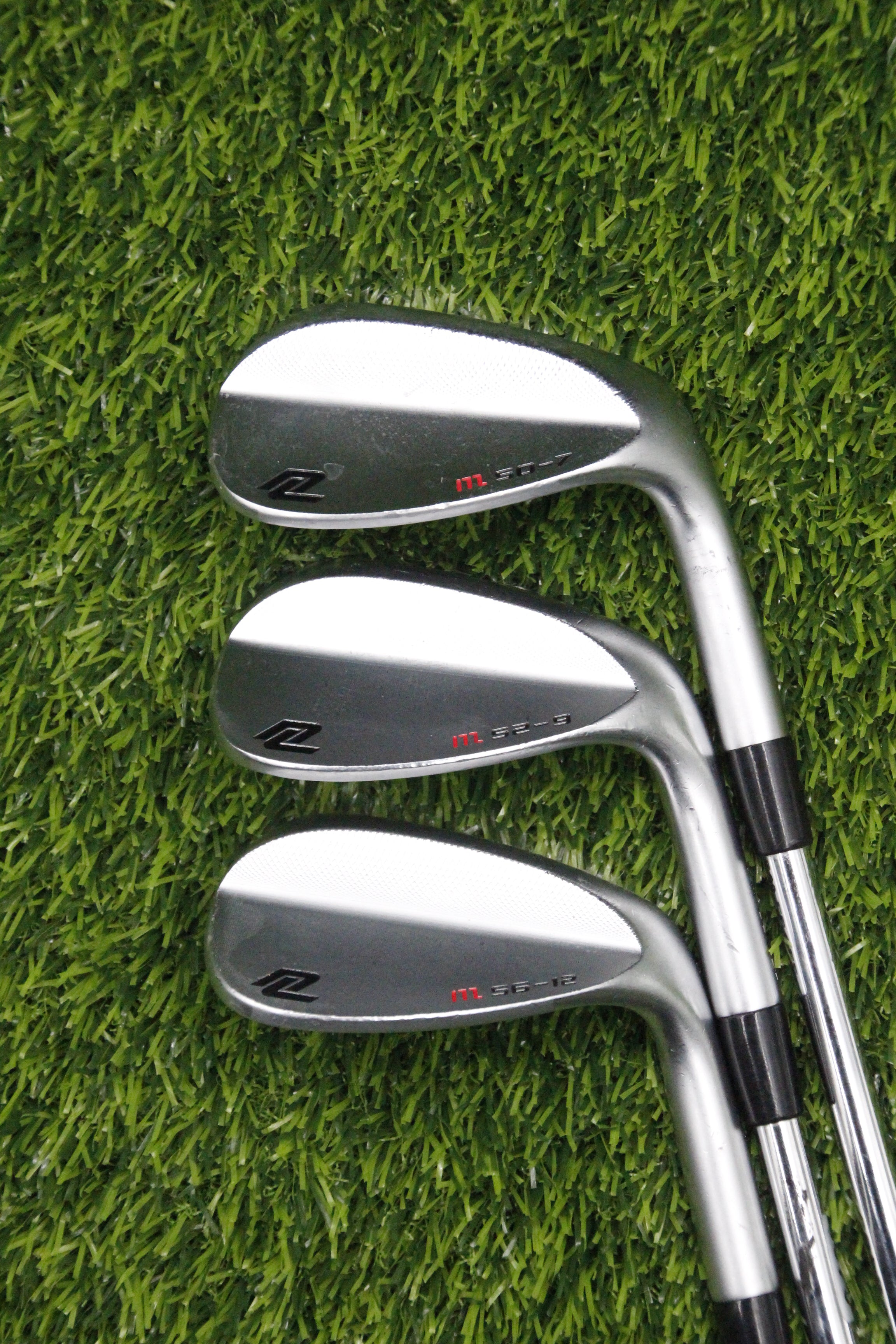 New Level M-Type Forged Satin Chrome 50° 52° 56° Wedge Set S Flex