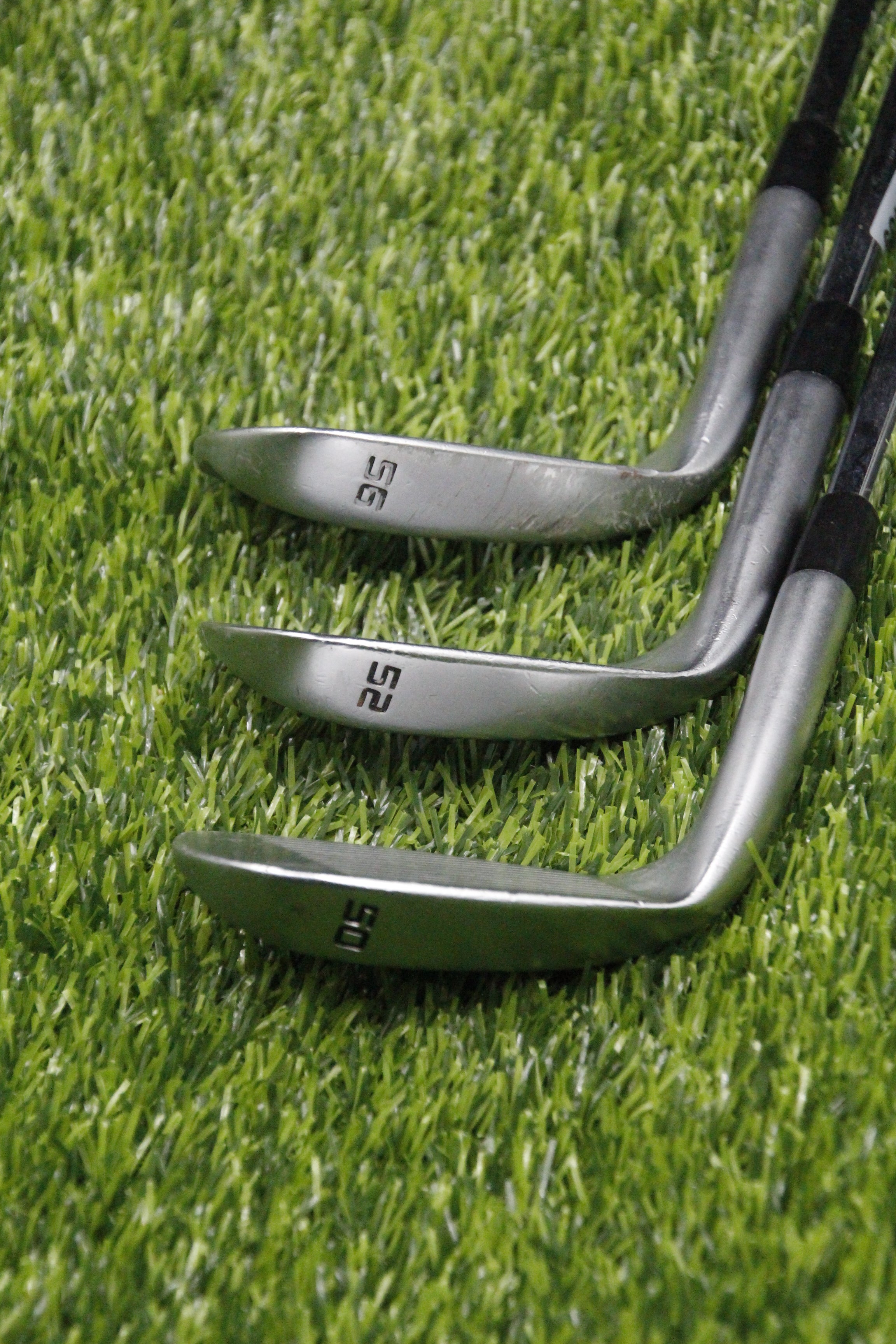 New Level M-Type Forged Satin Chrome 50° 52° 56° Wedge Set S Flex