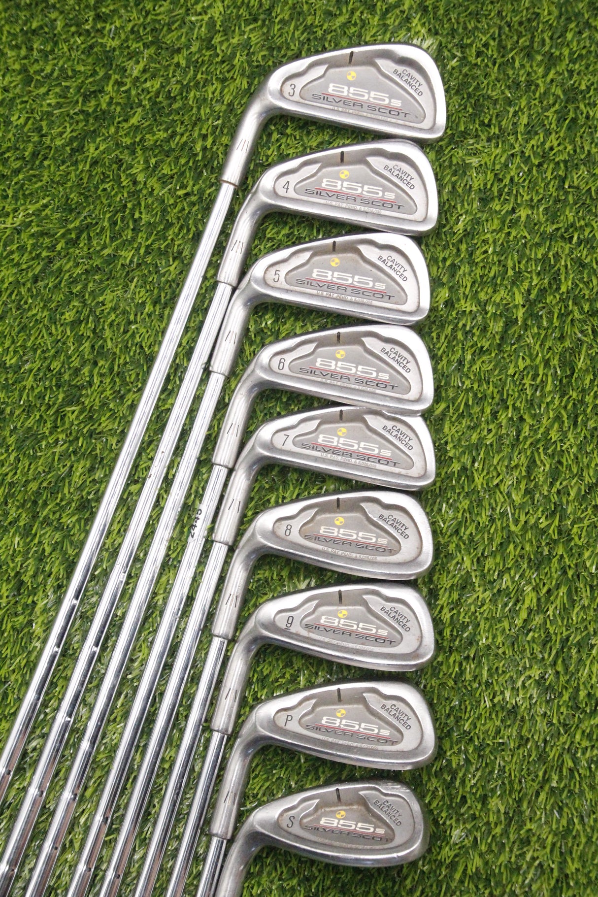 Lefty Tommy Armour 855s Silver Scot Iron Set 3-PW SW +0.5”