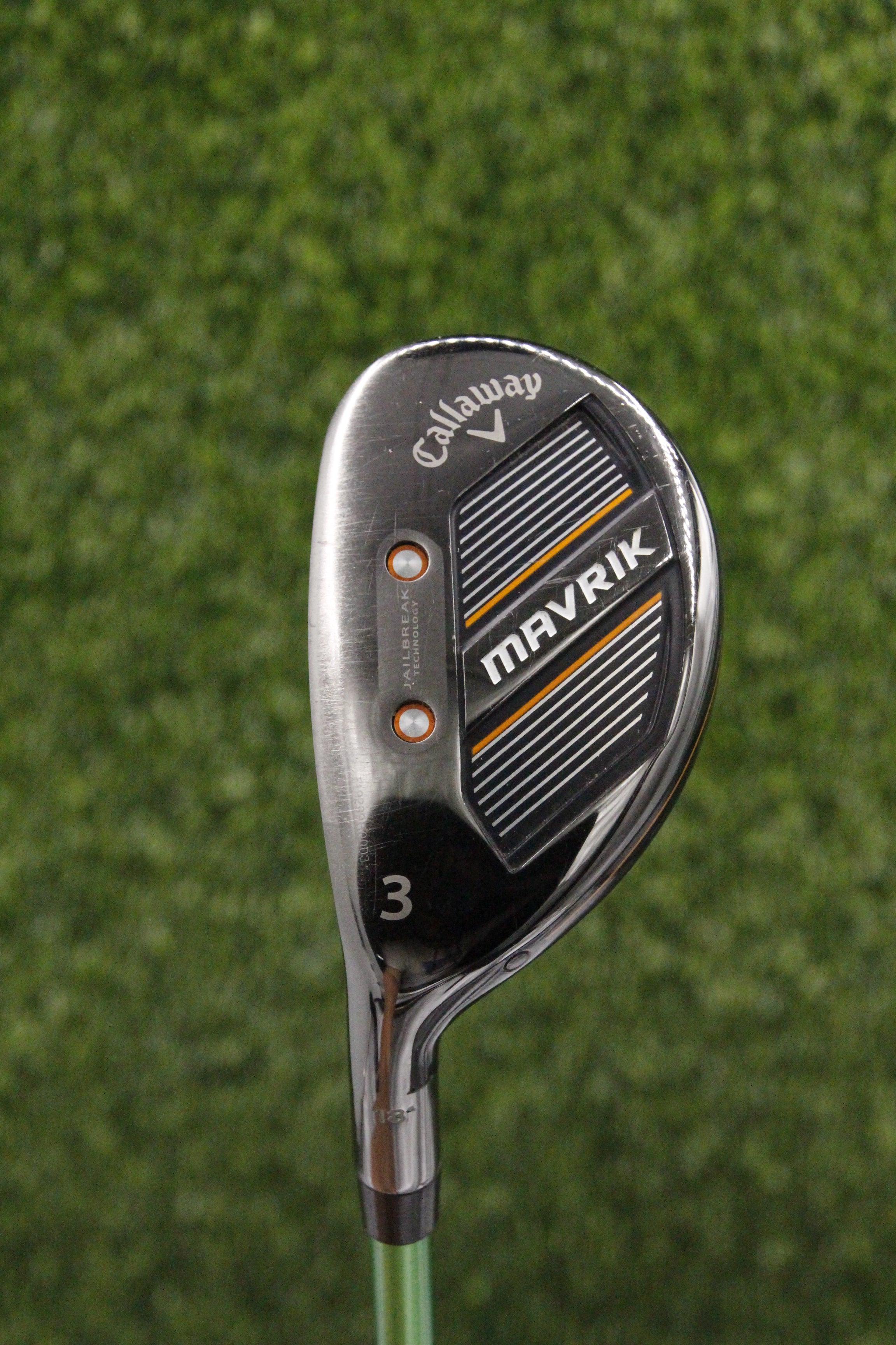 Lefty Callaway Mavrik w/ Oban Revenge 18° 3 Hybrid S Flex 40.75" w/ HC