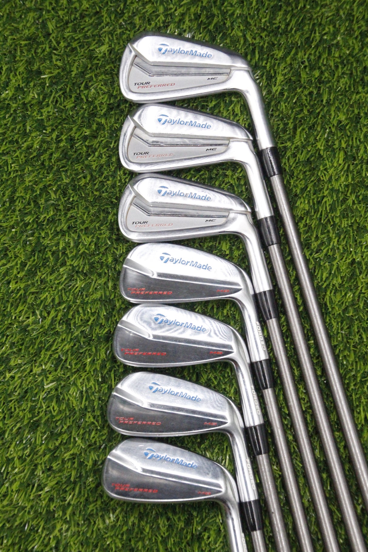 TaylorMade 2014 Tour Preferred MC/MB Combo Iron Set 4-PW S Flex -0.25"