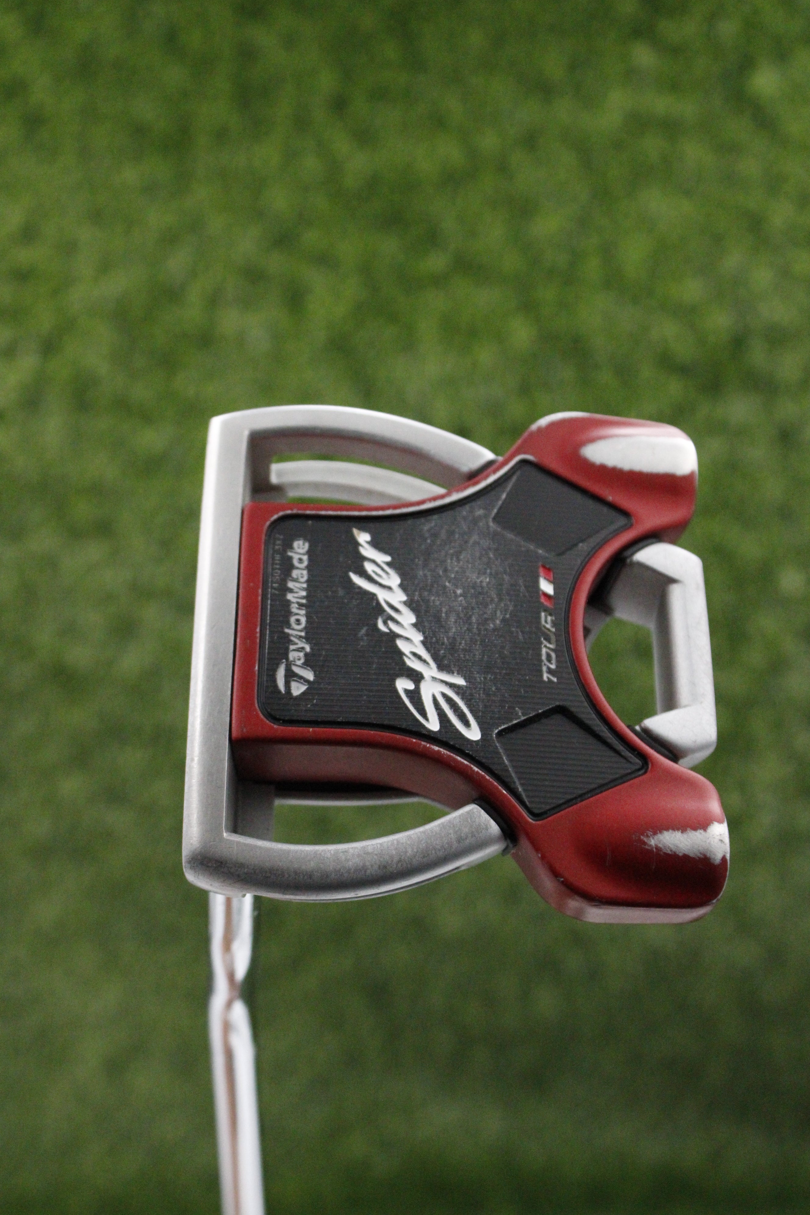 Lefty TaylorMade Spider Tour Silver Double Bend Putter 34"