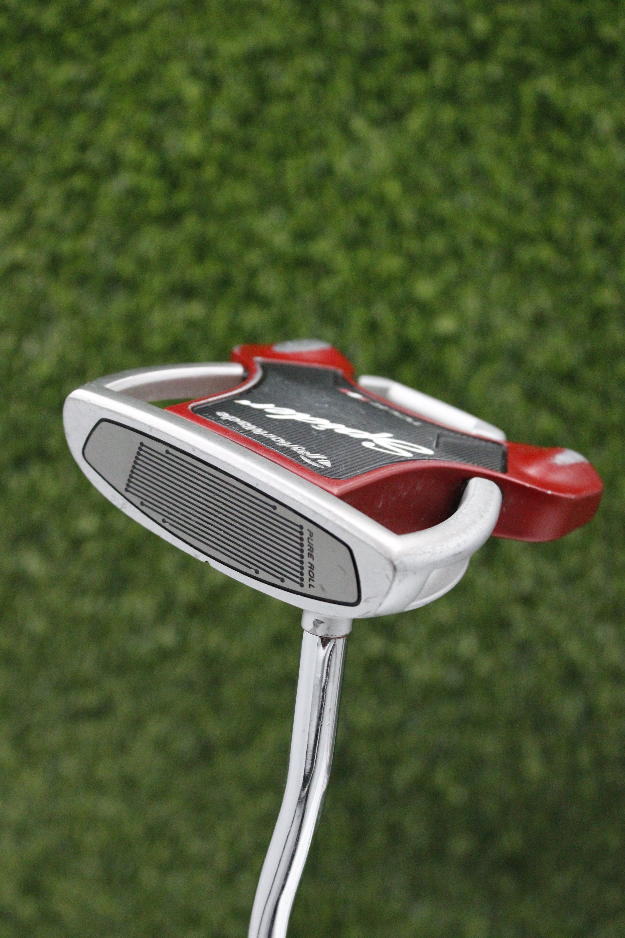 Lefty TaylorMade Spider Tour Silver Double Bend Putter 34"
