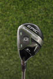 Lefty Callaway Epic Super 18° 3 Hybrid R Flex 40.75"