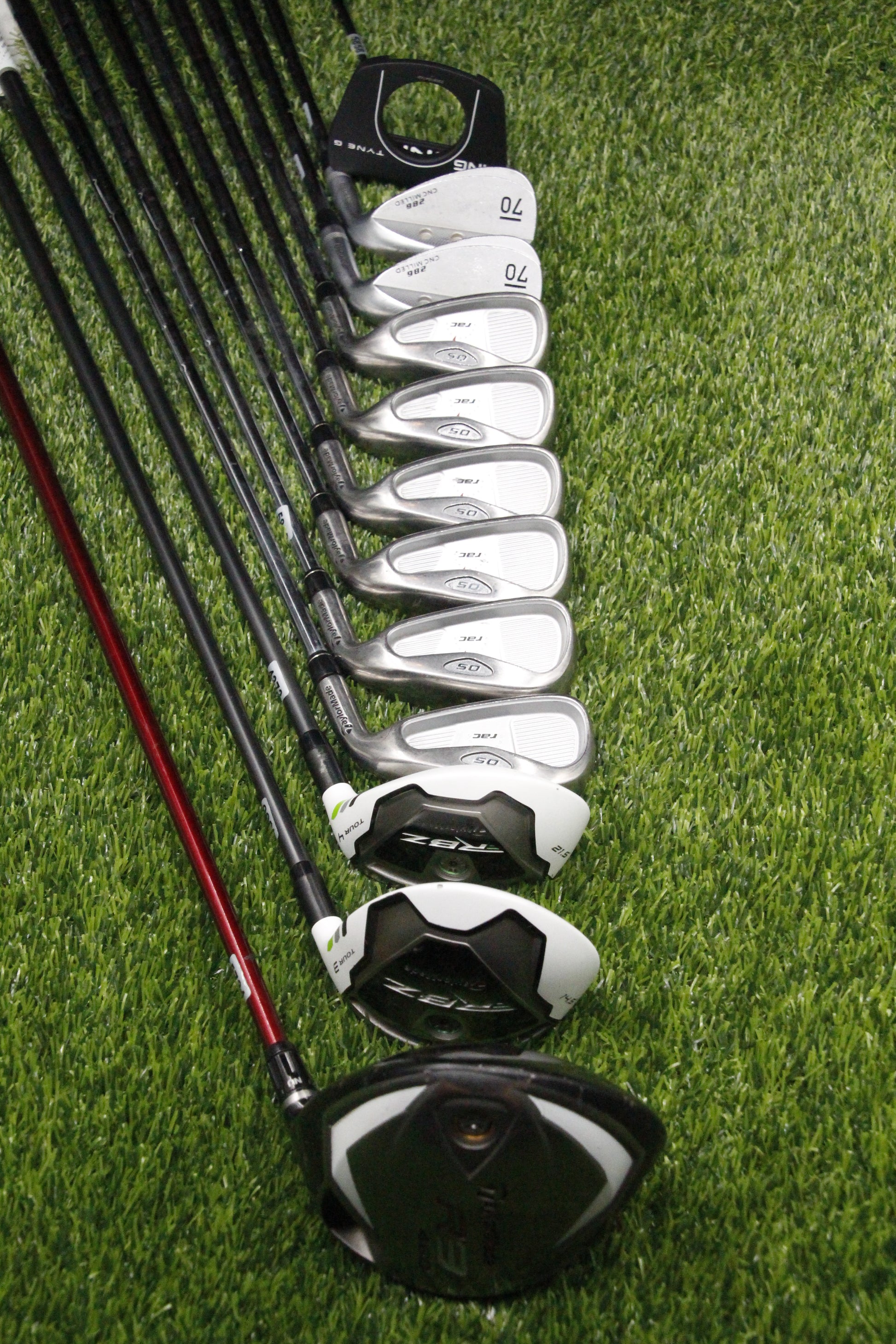 TaylorMade RAC OS 2005 Par Set S Flex +0.5"