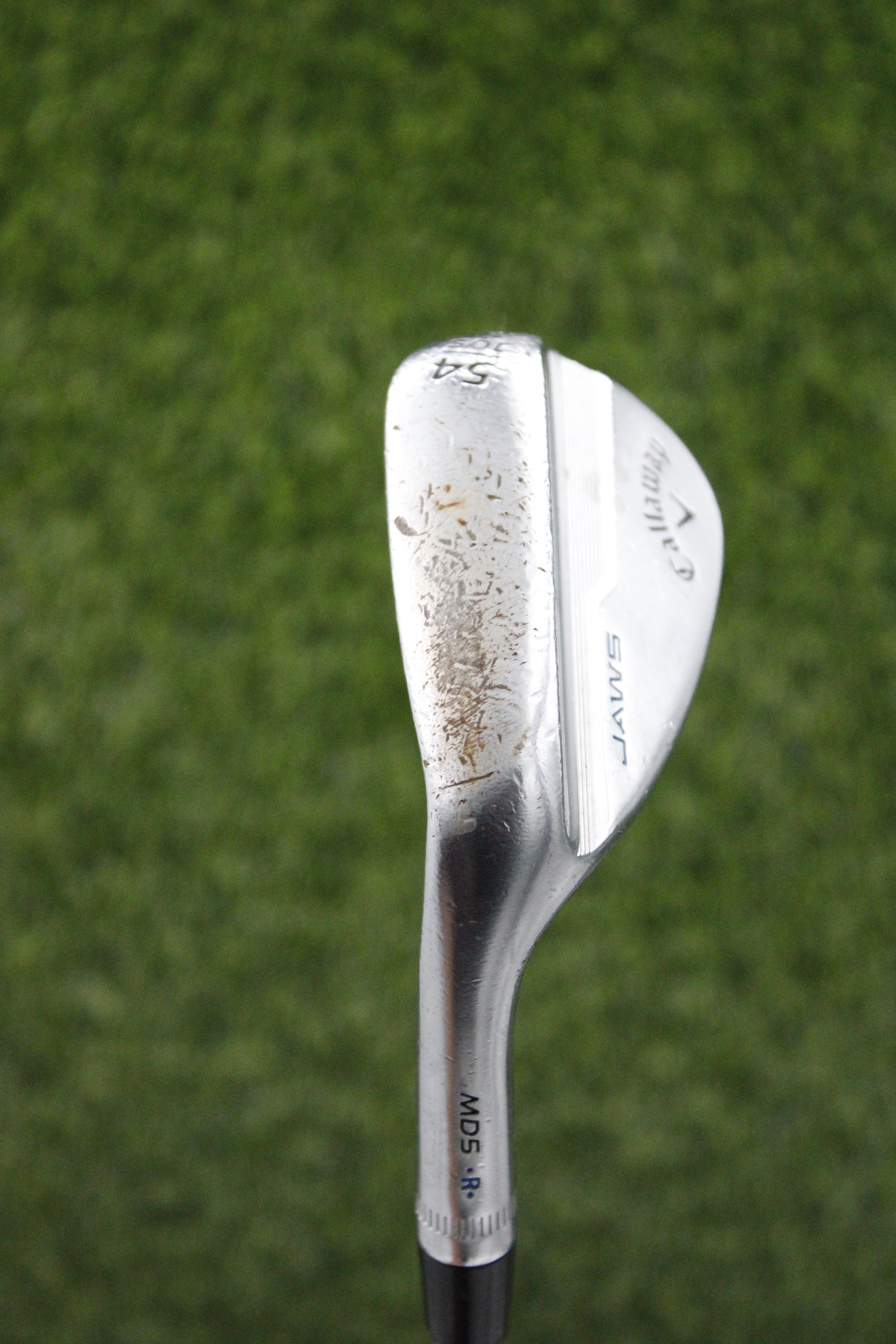 Lefty Callaway Jaws MD5 Raw 54° SW S Flex 35.5"