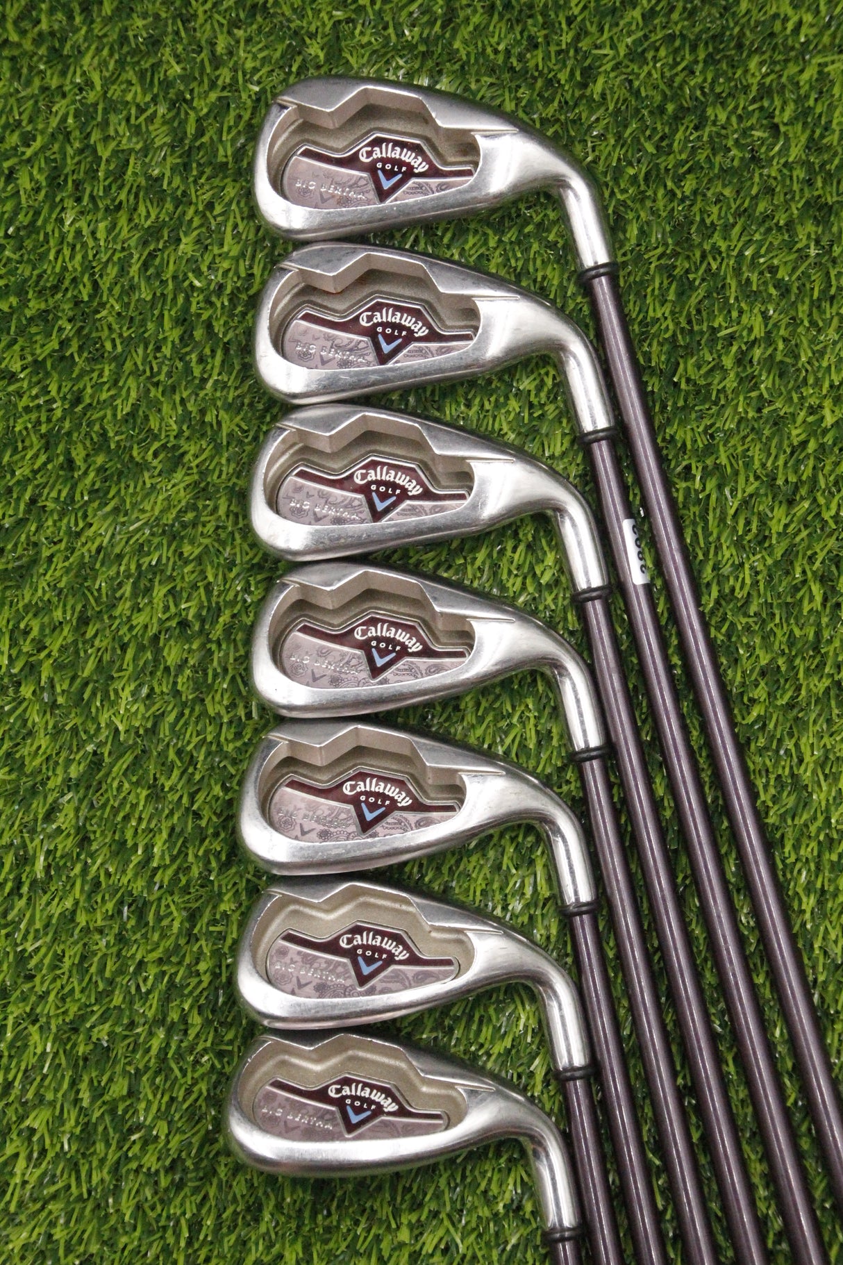 WOMEN Callaway 2006 Big Bertha Iron Set 5-PW SW L Flex -0.5"