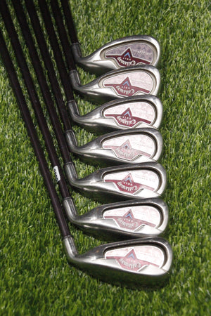WOMEN Callaway 2006 Big Bertha Iron Set 5-PW SW L Flex -0.5"