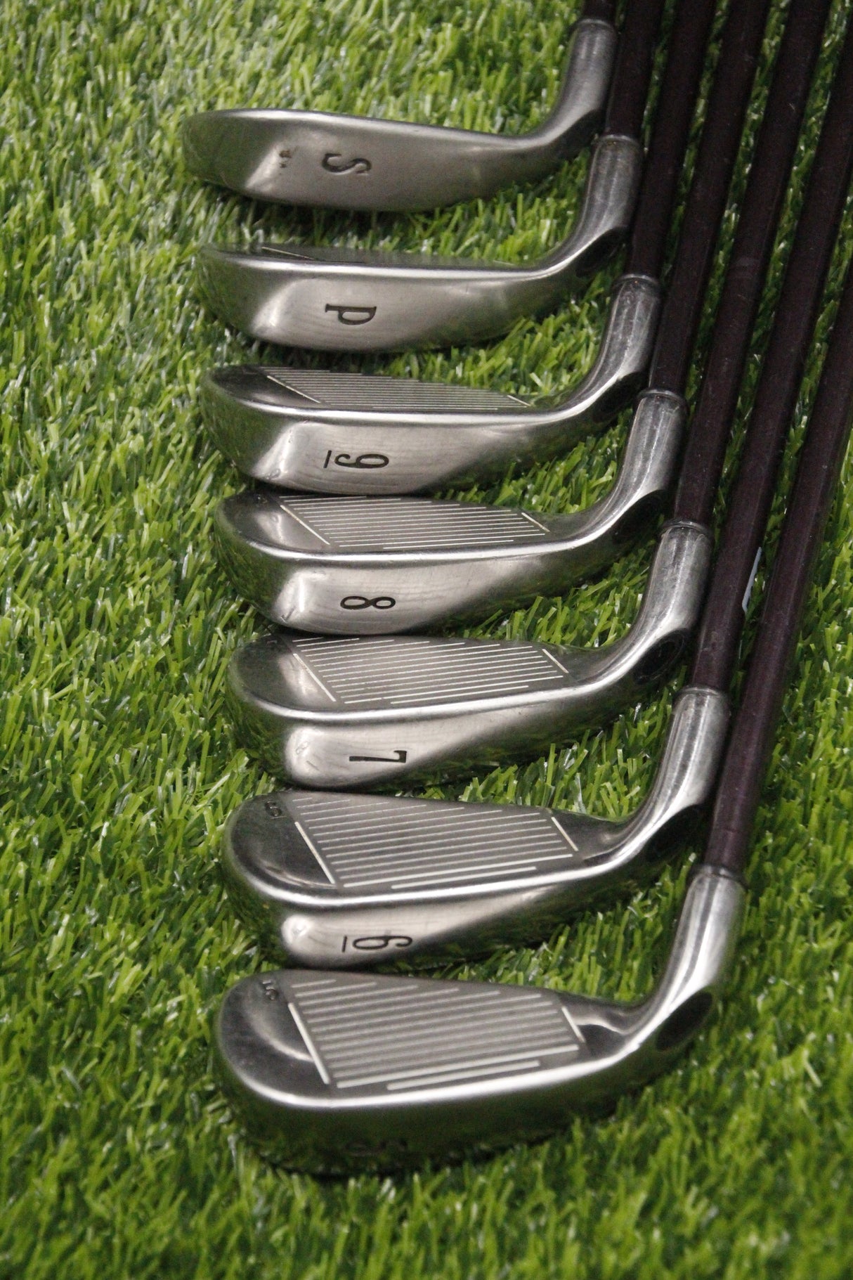 WOMEN Callaway 2006 Big Bertha Iron Set 5-PW SW L Flex -0.5"