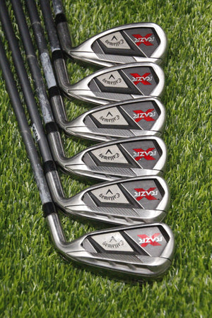 WOMEN Callaway RAZR X Iron Set 6i 8-PW AW SW L Flex -1"