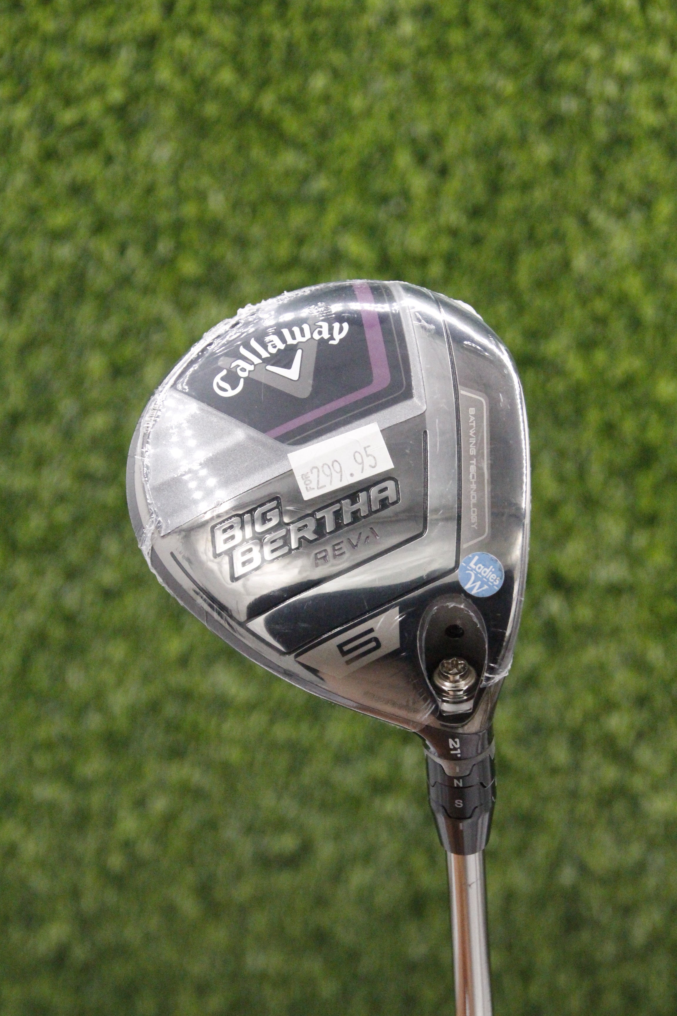 NEW WOMEN Callaway Big Bertha REVA 23 21° 5 Wood L Flex 41" w/ HC