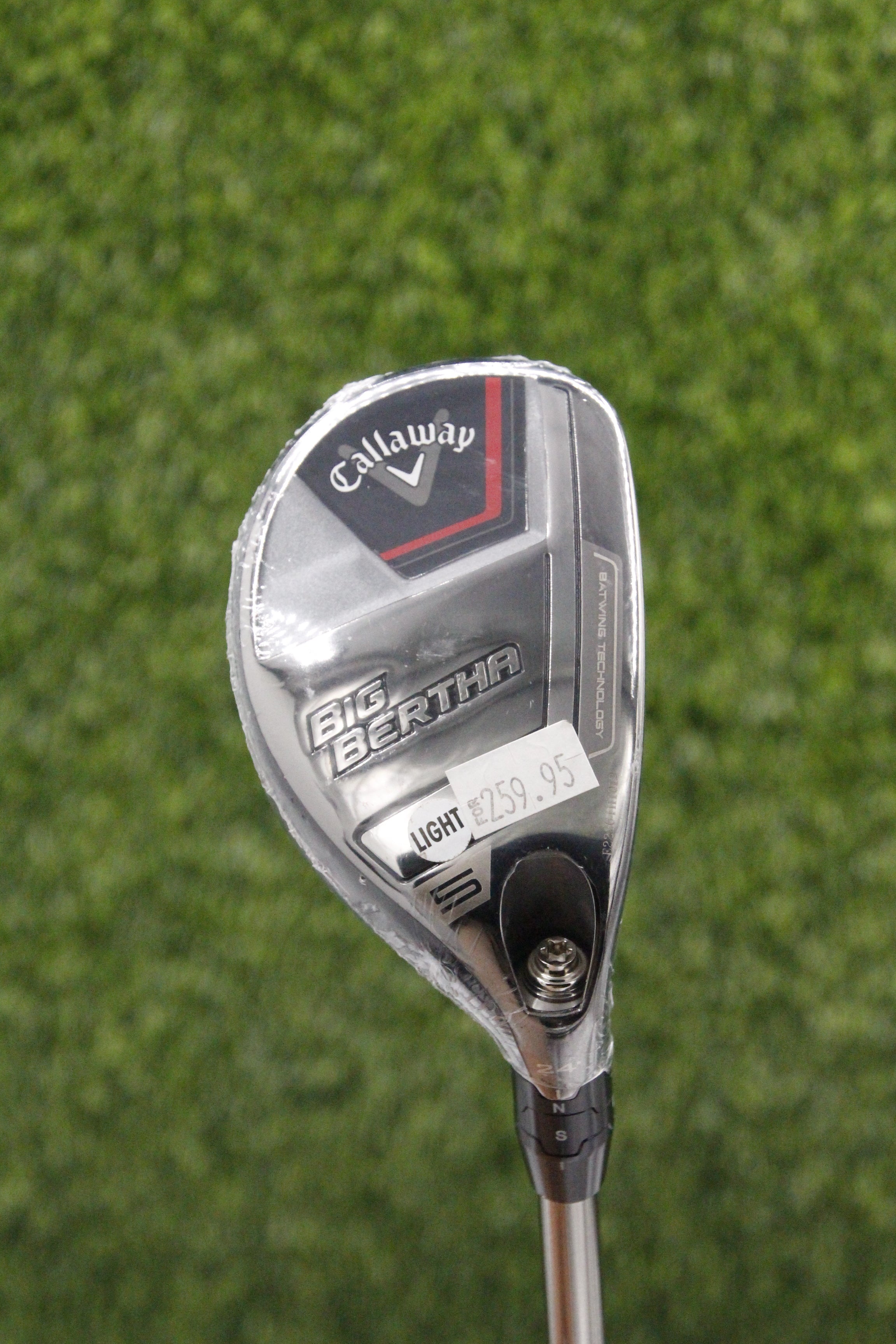 NEW Callaway Big Bertha 23 24° 5 Hybrid SR Flex 39.5" w/ HC