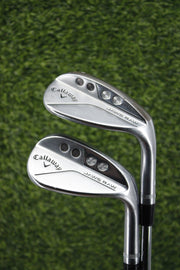 Callaway Jaws Raw Chrome 54° 60° Wedge Set S Flex w/ HC