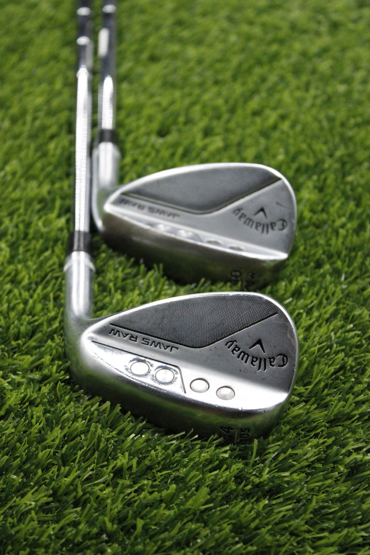 Callaway Jaws Raw Chrome 54° 60° Wedge Set S Flex w/ HC