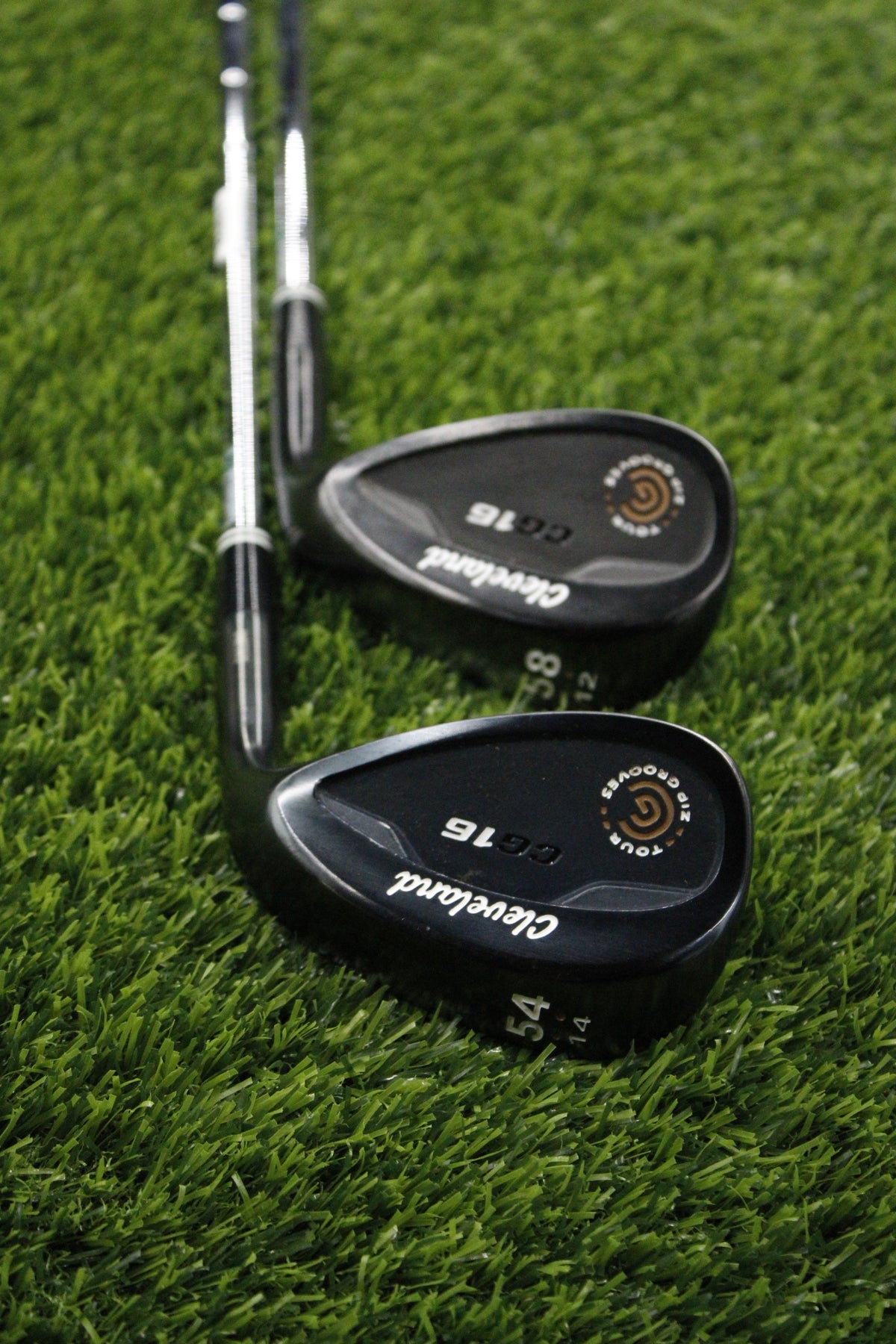 Cleveland CG16 Black Zip Groove 54° 58° Wedge Set Wedge Flex