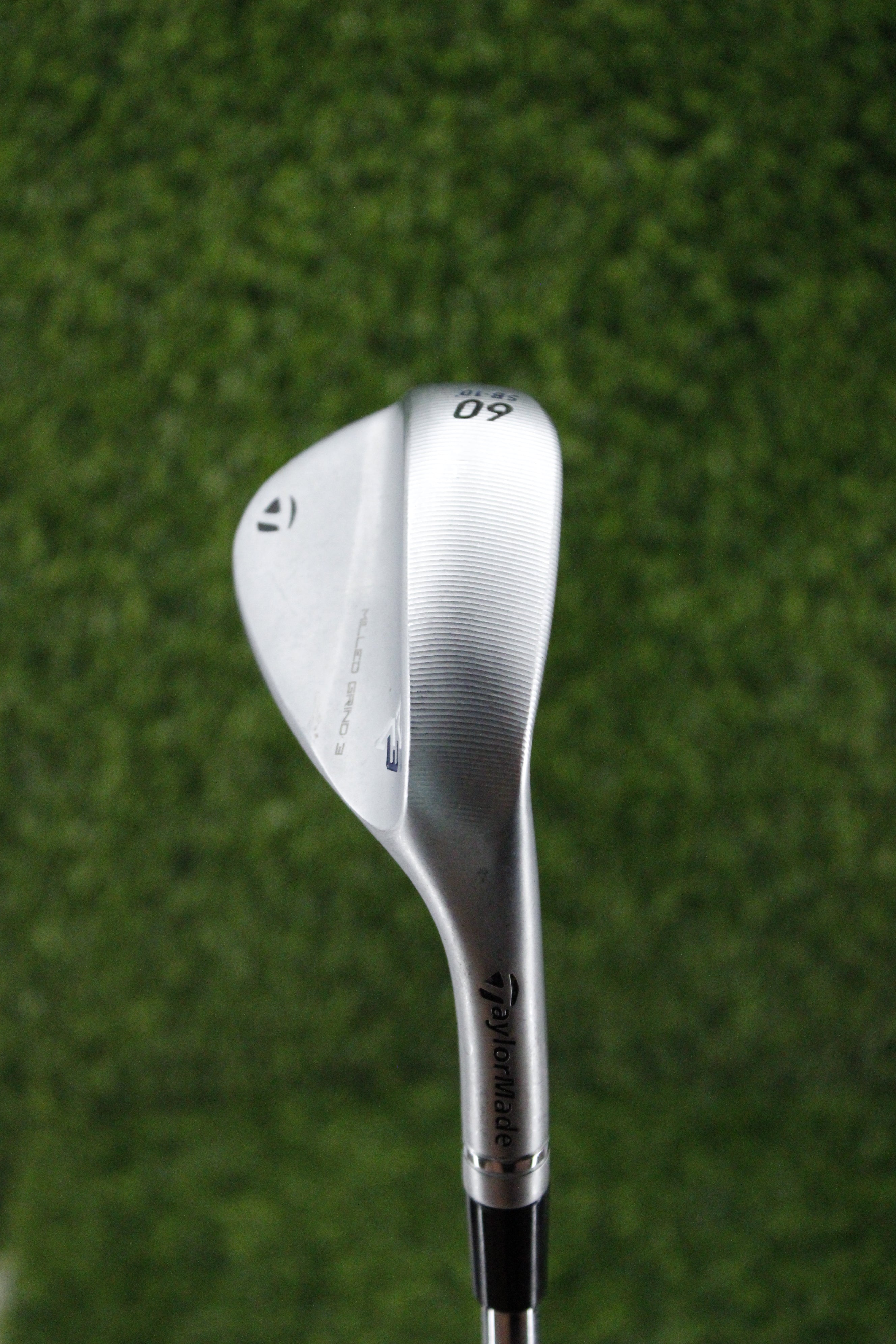 TaylorMade Milled Grind 3 Raw Chrome 60° LW S Flex 34.5"