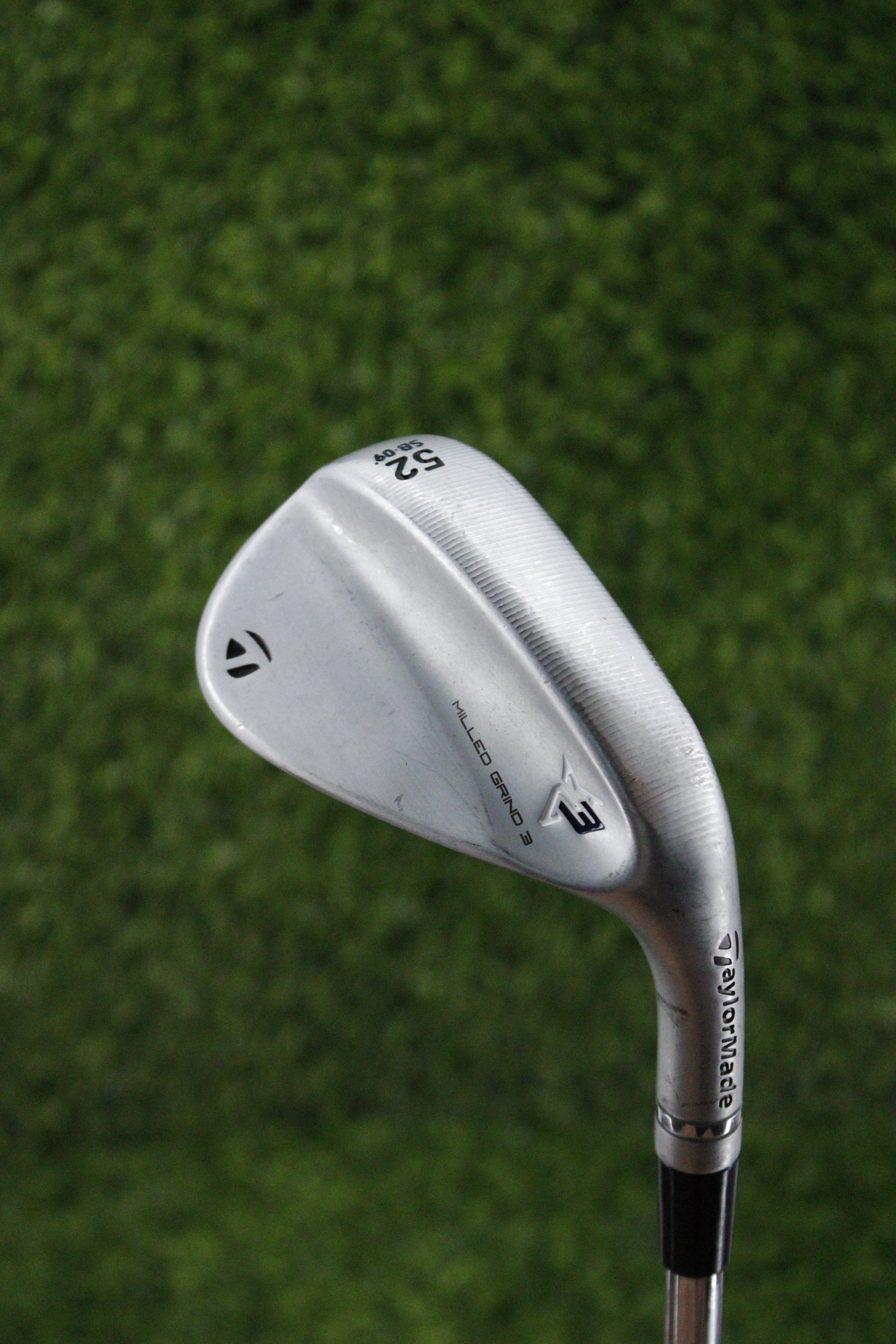 TaylorMade Milled Grind 3 Raw Chrome 52° GW S Flex 35"