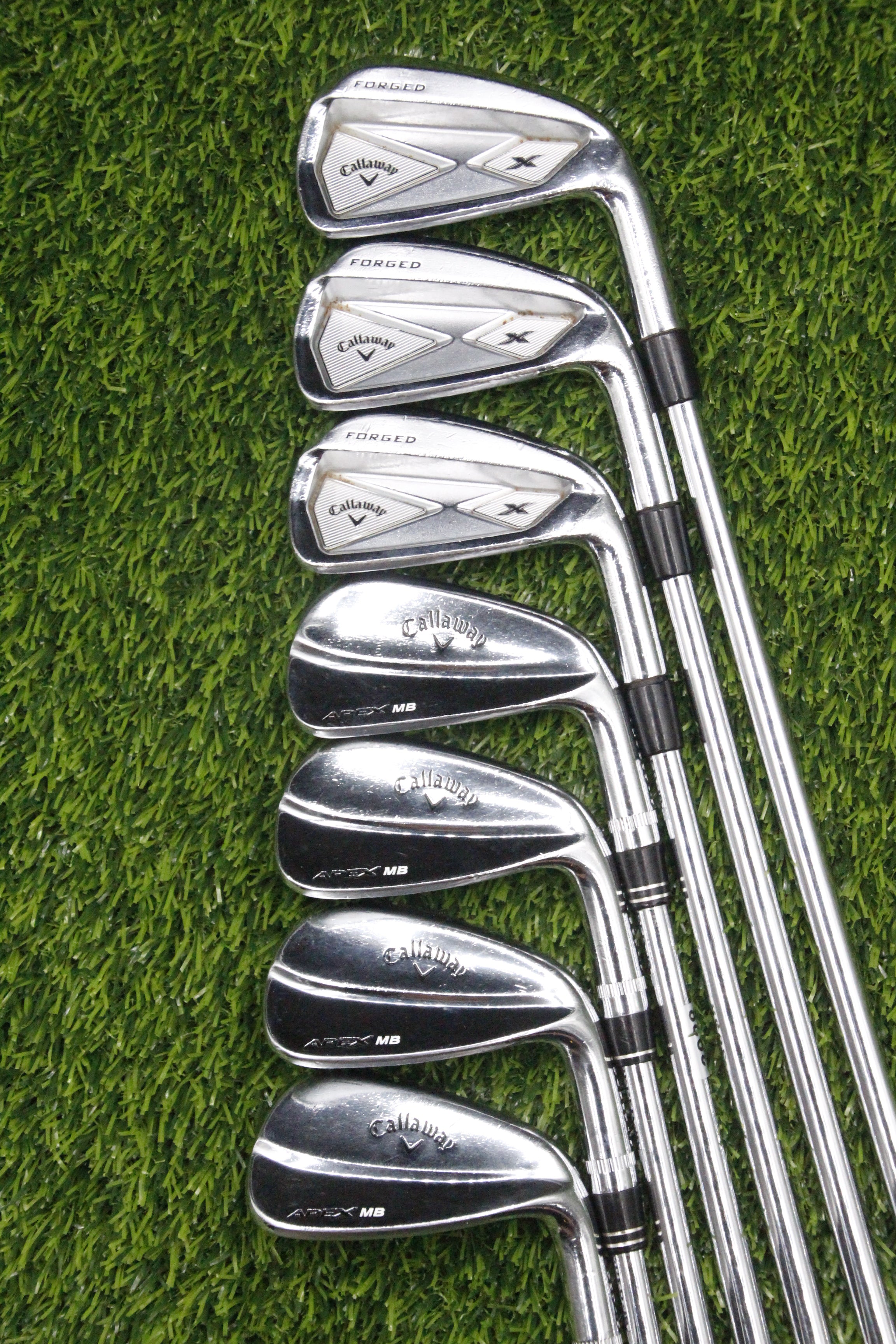 Callaway X Forged/Apex MB Combo Iron Set 4-PW +0.25"