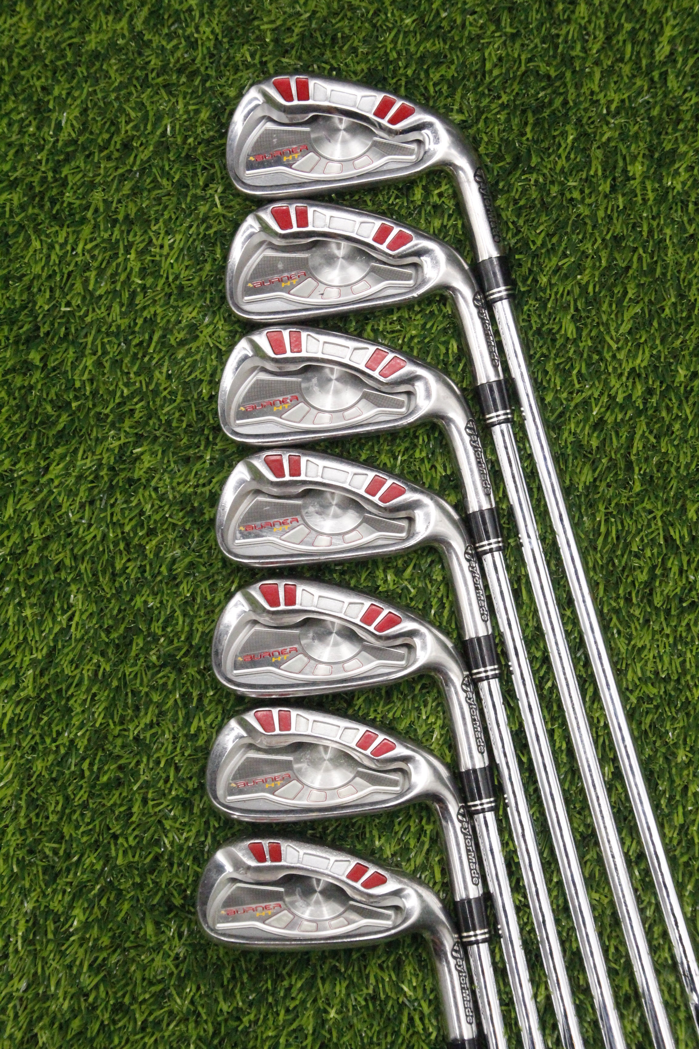 TaylorMade Burner HT Iron Set 4-9i AW R Flex Std Length