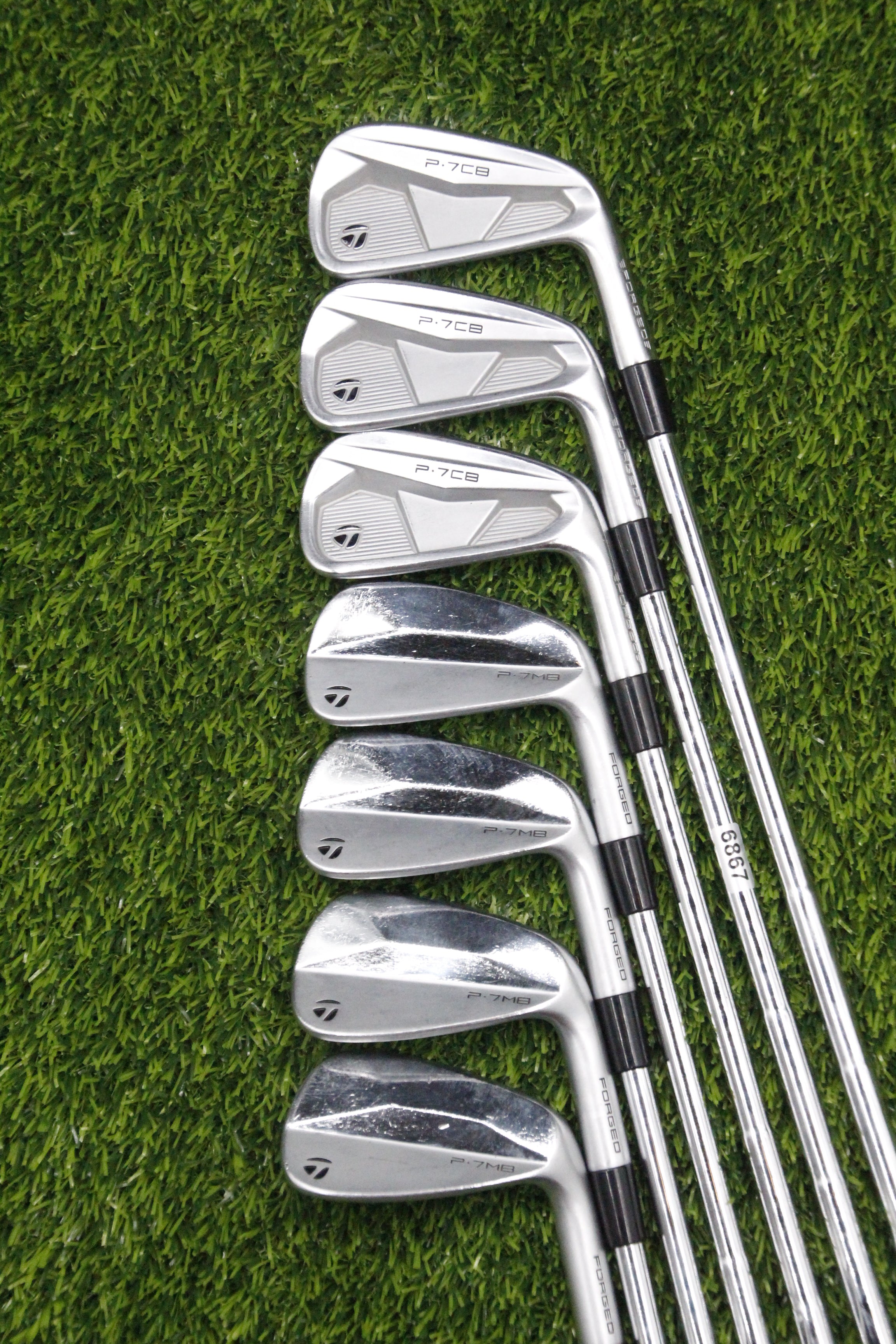 TaylorMade 2023 P7CB/P7MB Combo Iron Set 4-PW XS Flex +0.5"