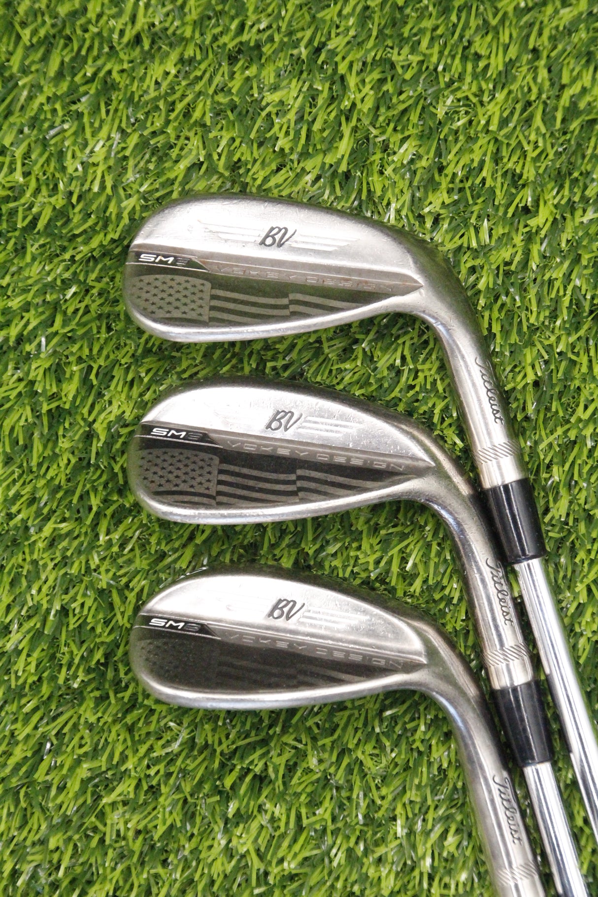 Titleist Vokey SM8 Tour Chrome Ryder Cup Limited Edition 52°, 56°, 60° Wedge Set Wedge Flex Std