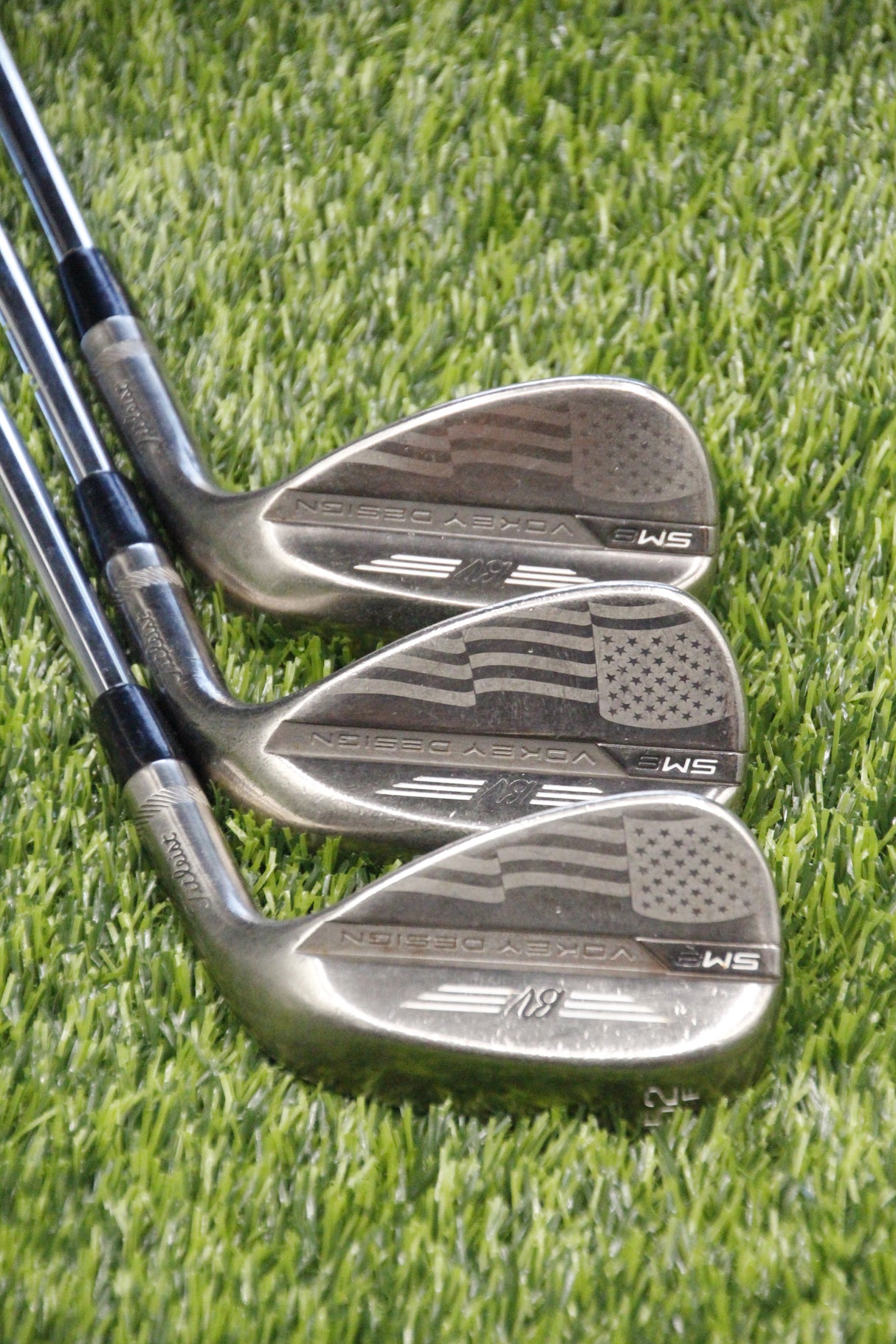 Titleist Vokey SM8 Tour Chrome Ryder Cup Limited Edition 52°, 56°, 60° Wedge Set Wedge Flex Std