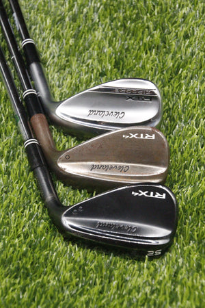 Cleveland RTX Series 52° 56° 60° GW SW LW S Flex 36" 35.5" 35"